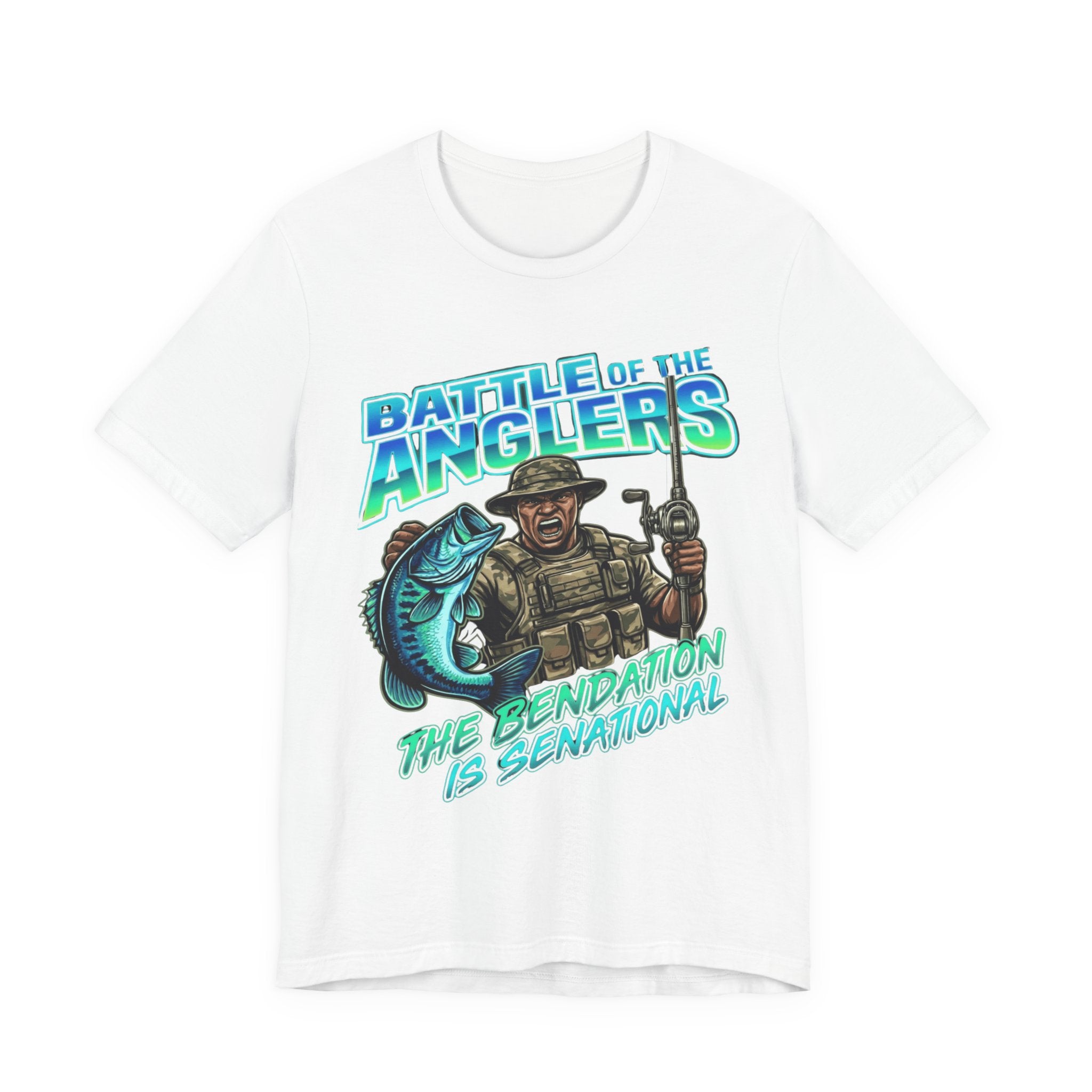 Battle of the Anglers Fishing T-Shirt — “The Beneration Is Sensational” Graphic Tee