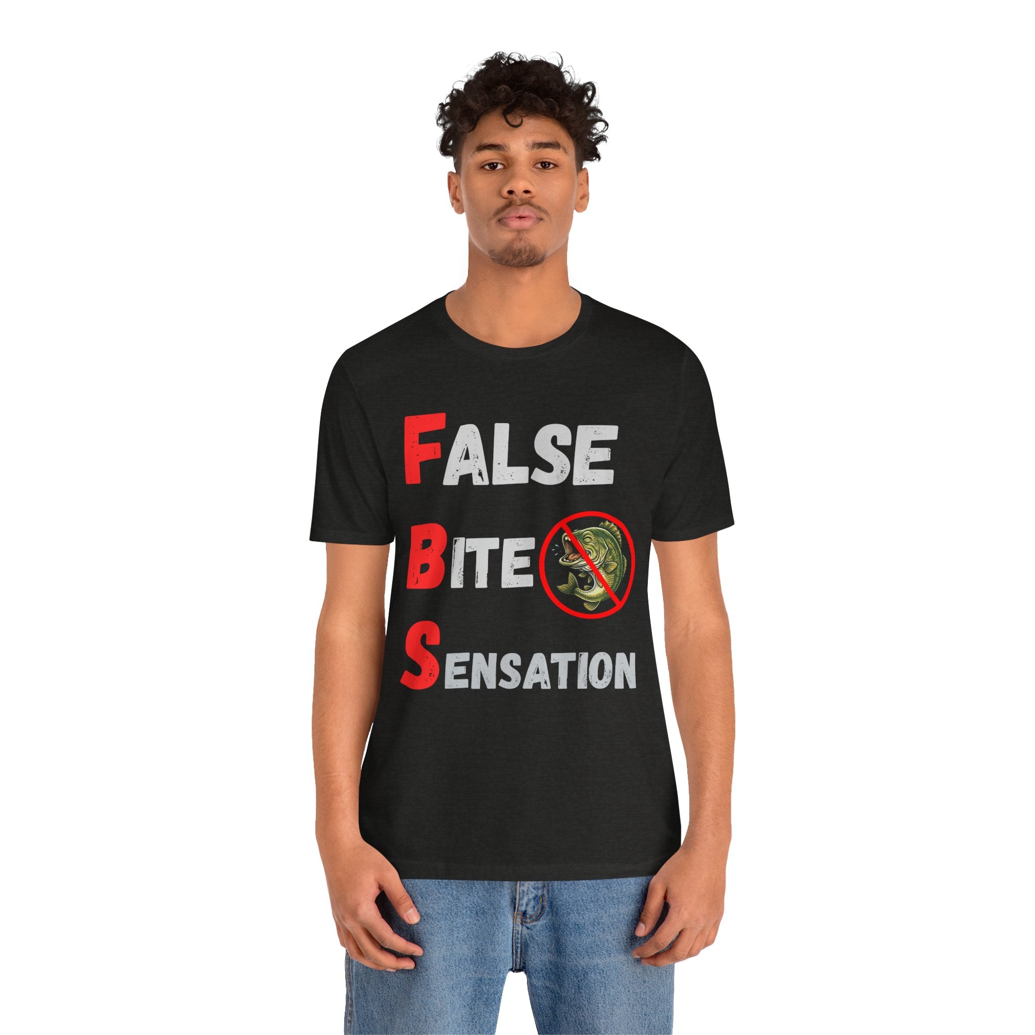 FBS "False Bite Sensation" Fishing Tee – No Bass Bite Graphic Shirt