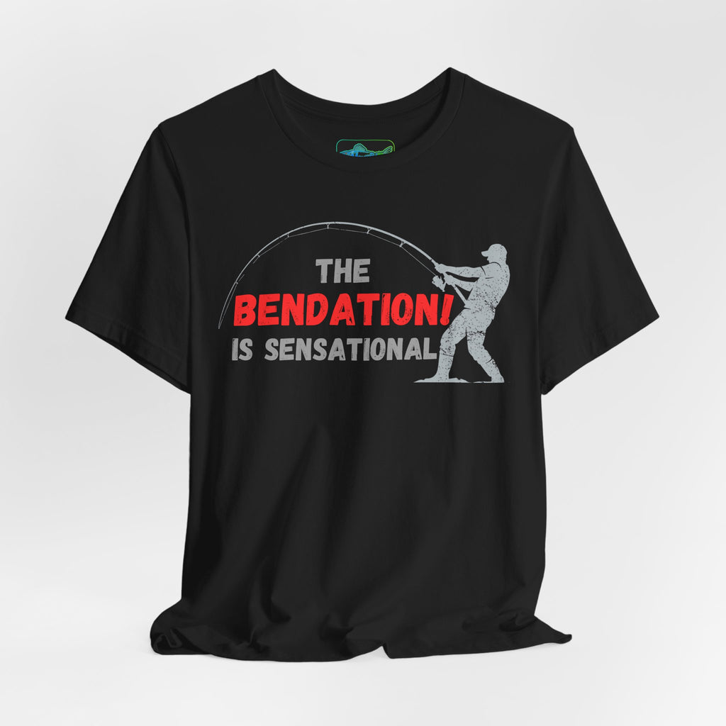 The Bendation Sensational T-Shirt — Funny Fishing Crew Tee