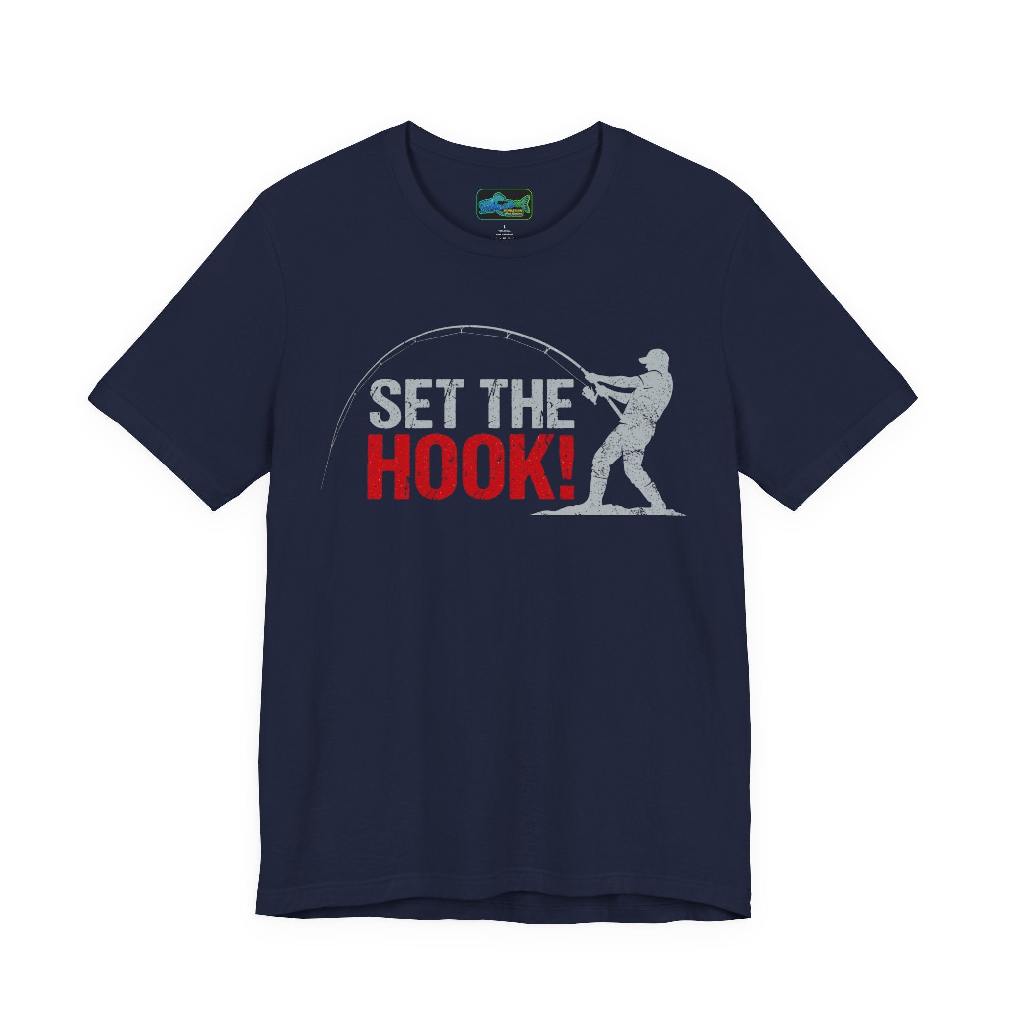 Fishing T‑Shirt — "Set the Hook" Angler Tee