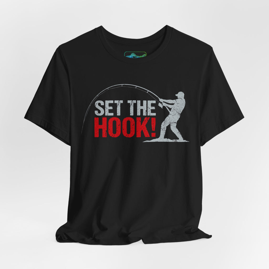 Fishing T‑Shirt — "Set the Hook" Angler Tee