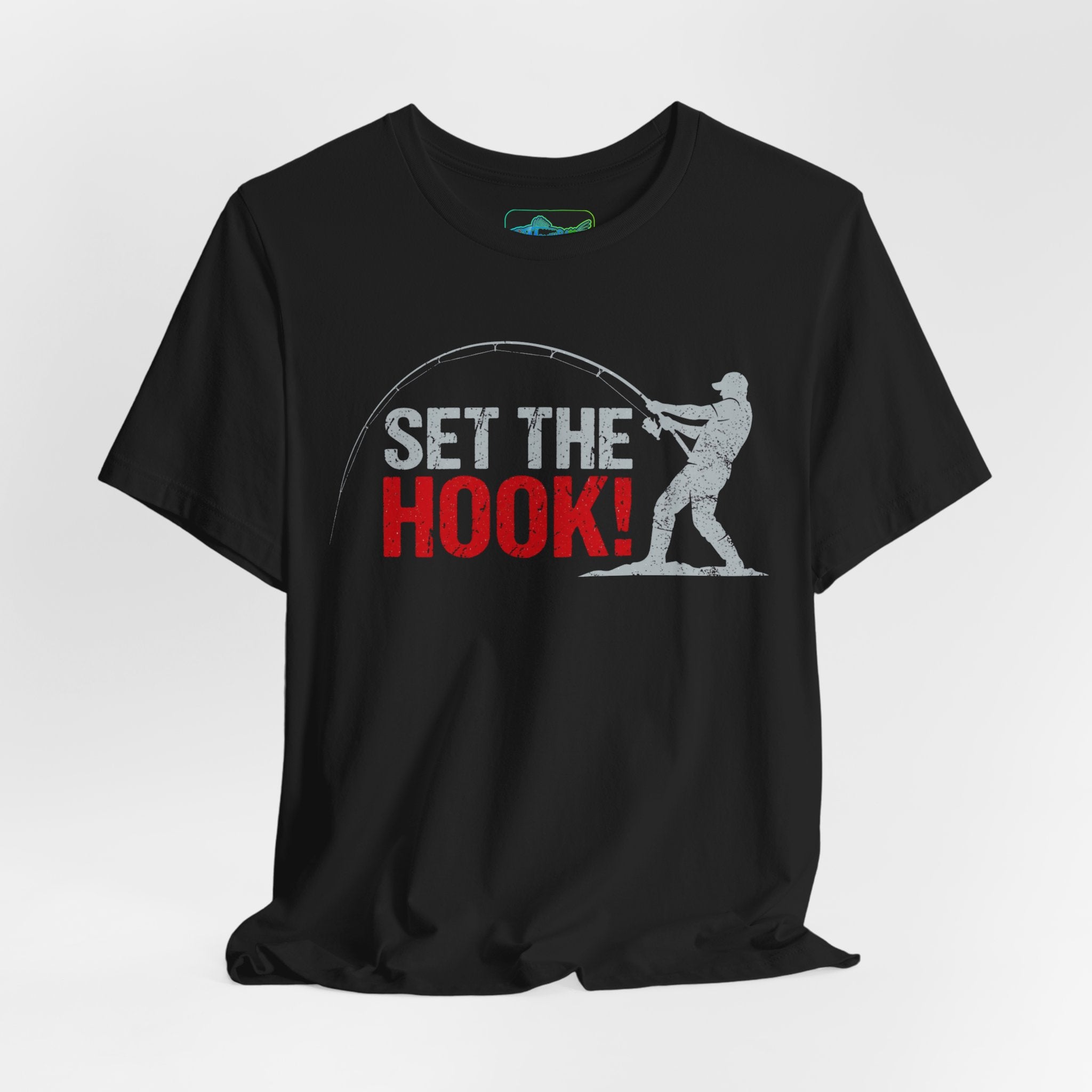 Fishing T‑Shirt — "Set the Hook" Angler Tee