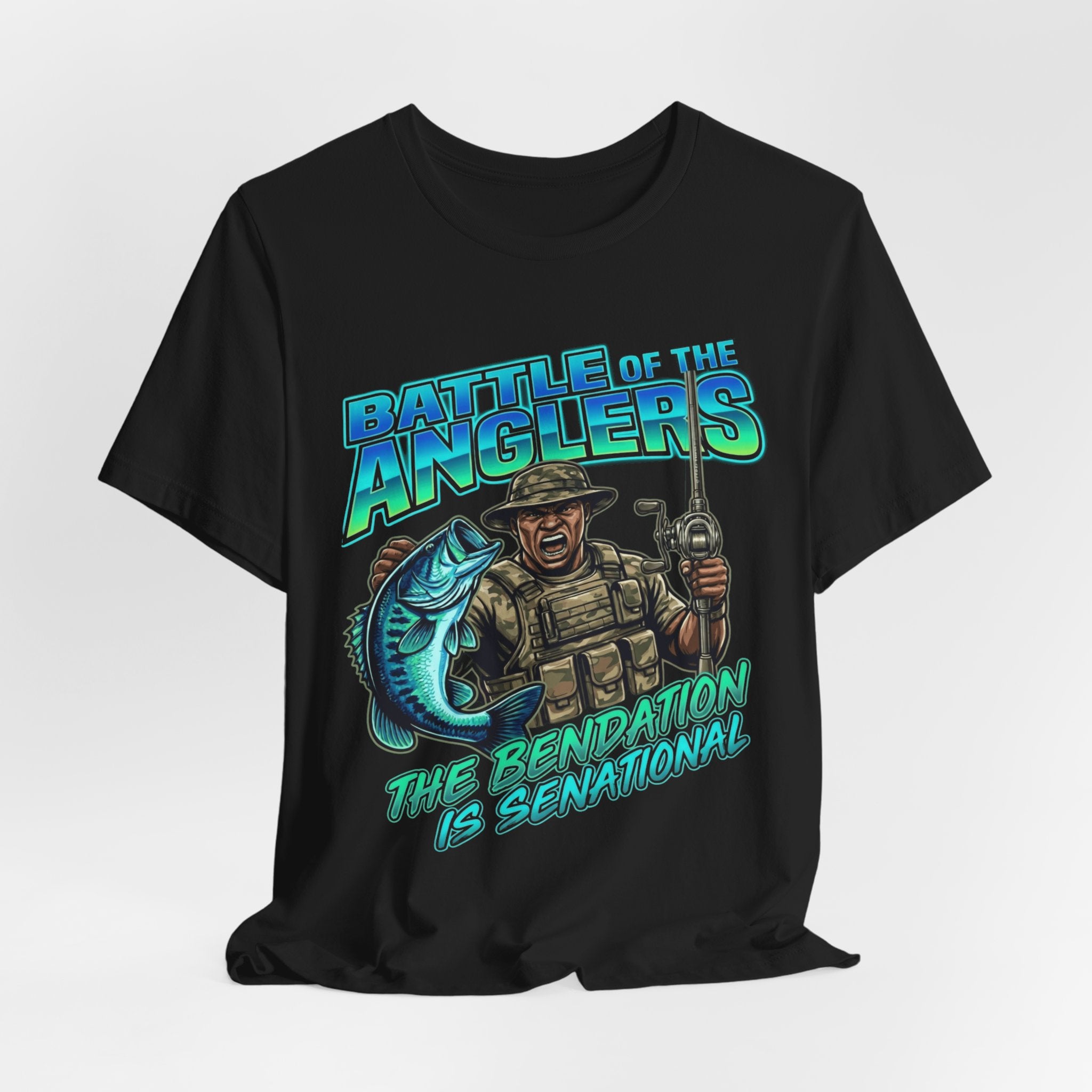 Battle of the Anglers Fishing T-Shirt — “The Beneration Is Sensational” Graphic Tee