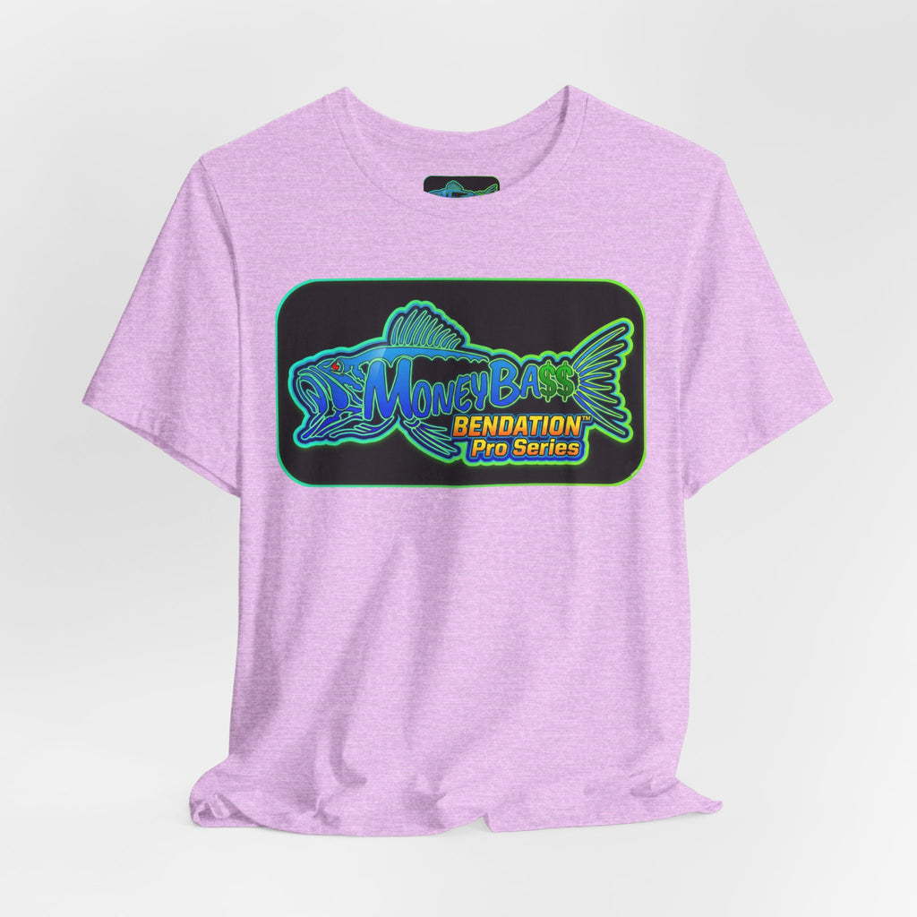 Bass Fishing Logo Tee — "Money Back Bendation Pro Series" Graphic T-Shirt