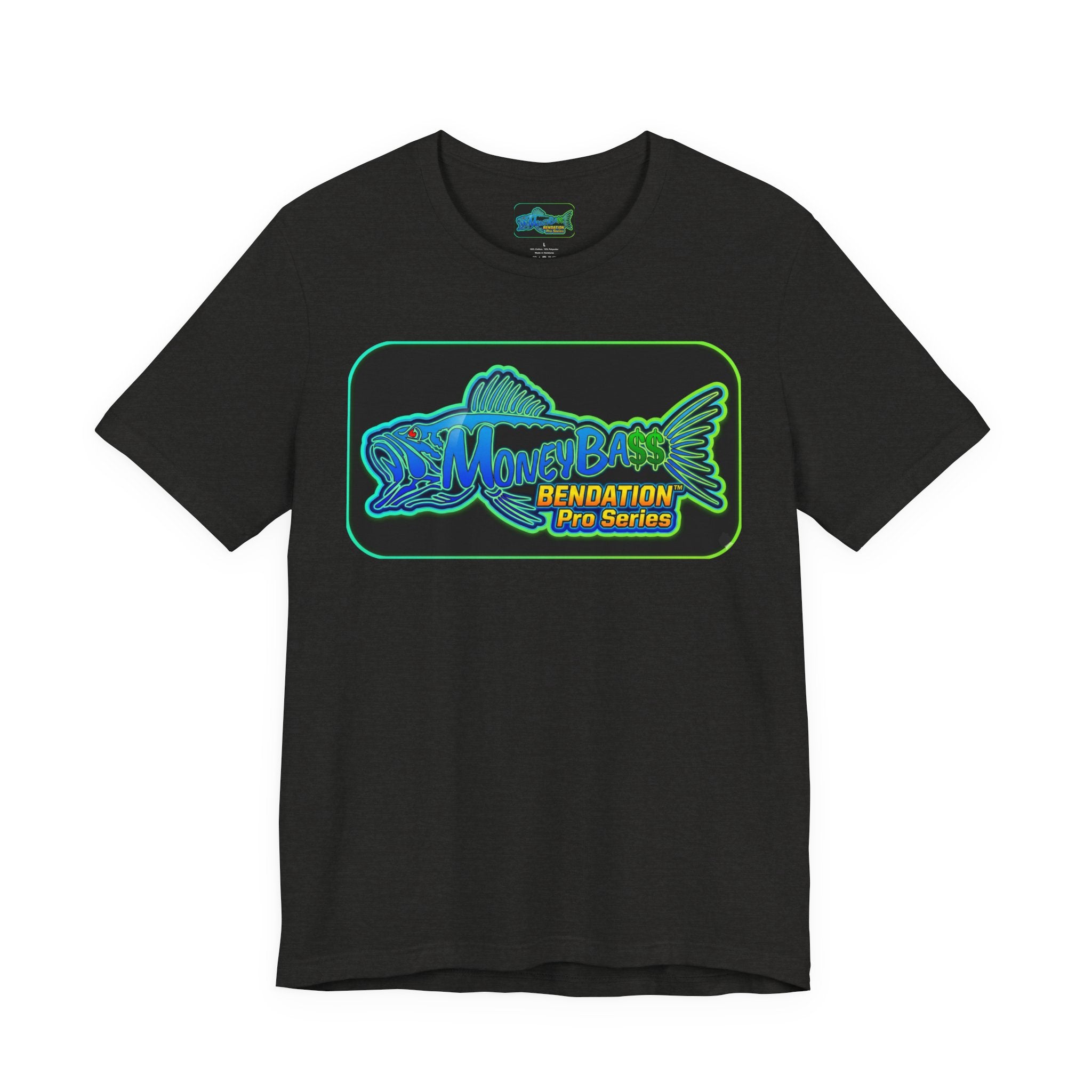Bass Fishing Logo Tee — "Money Back Bendation Pro Series" Graphic T-Shirt