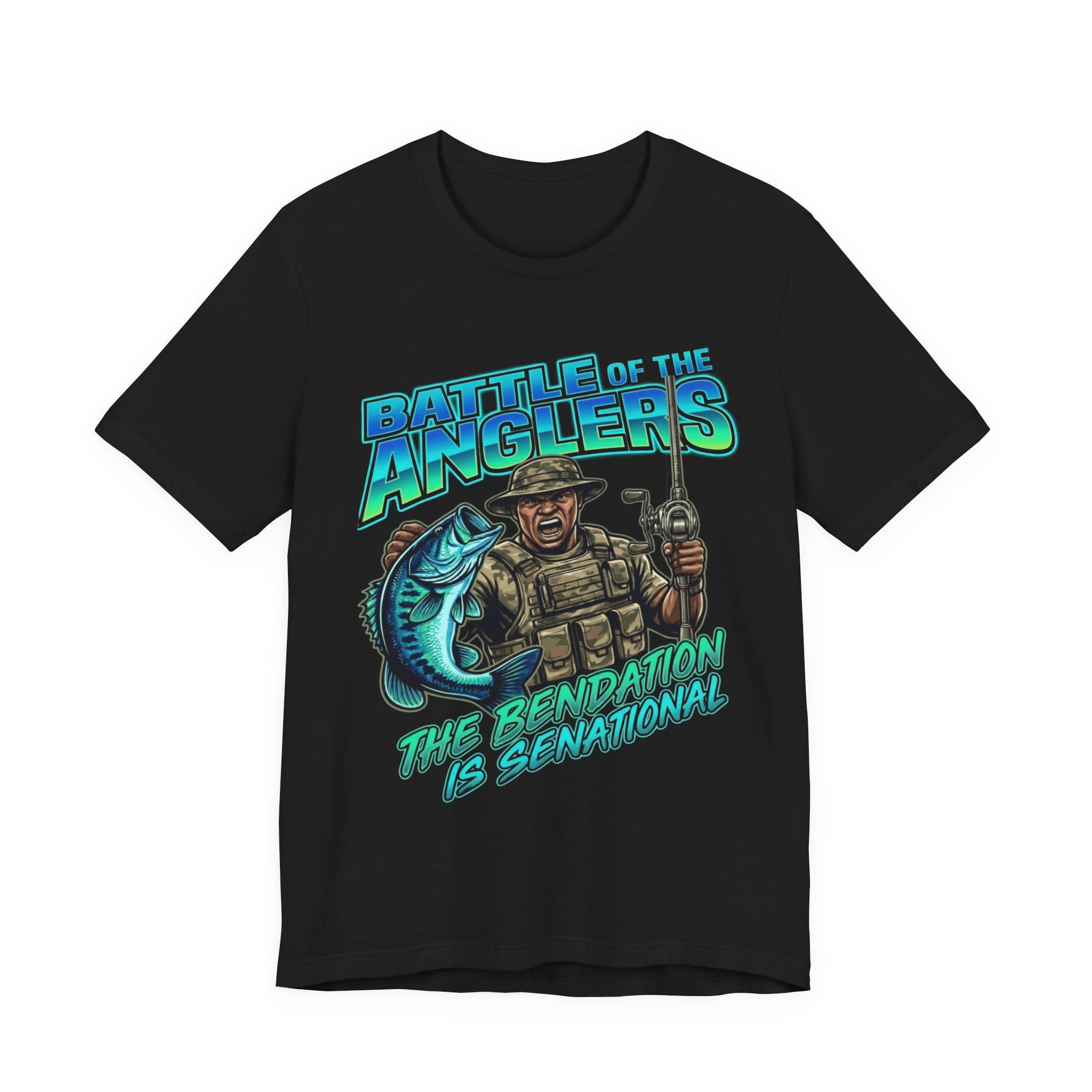 Battle of the Anglers Fishing T-Shirt — “The Beneration Is Sensational” Graphic Tee
