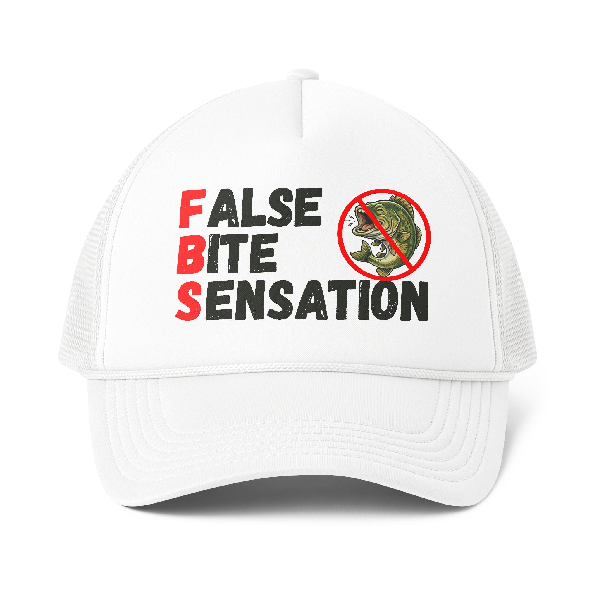 Trucker Cap — "FBS: False Bite Sensation" Fishing Hat