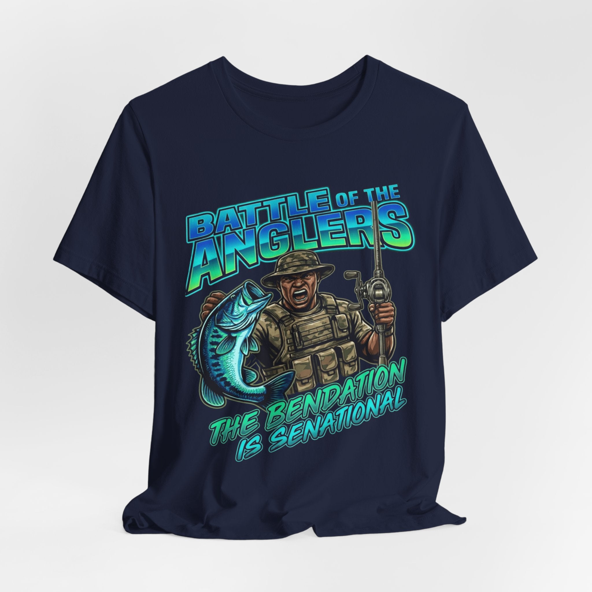 Battle of the Anglers Fishing T-Shirt — “The Beneration Is Sensational” Graphic Tee