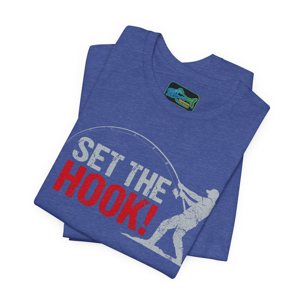 Fishing T‑Shirt — "Set the Hook" Angler Tee