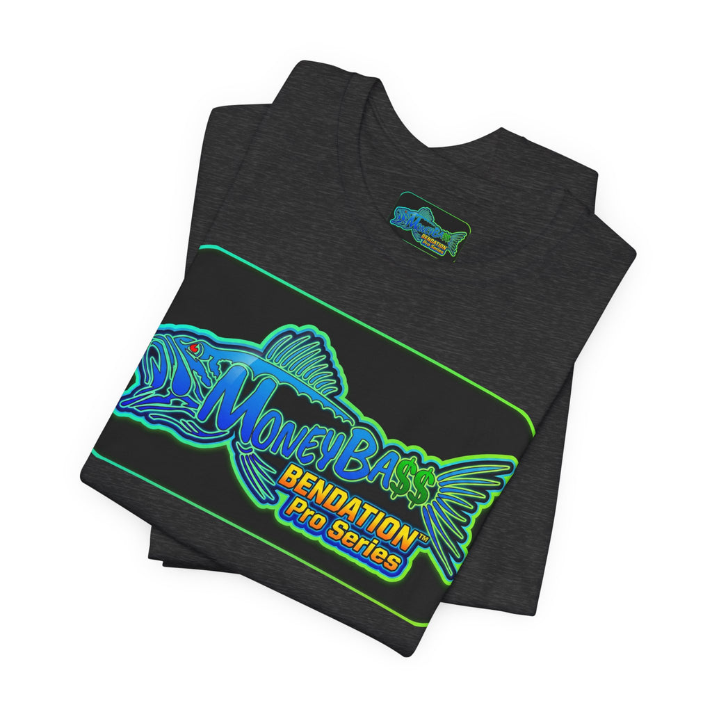 Bass Fishing Logo Tee — "Money Back Bendation Pro Series" Graphic T-Shirt