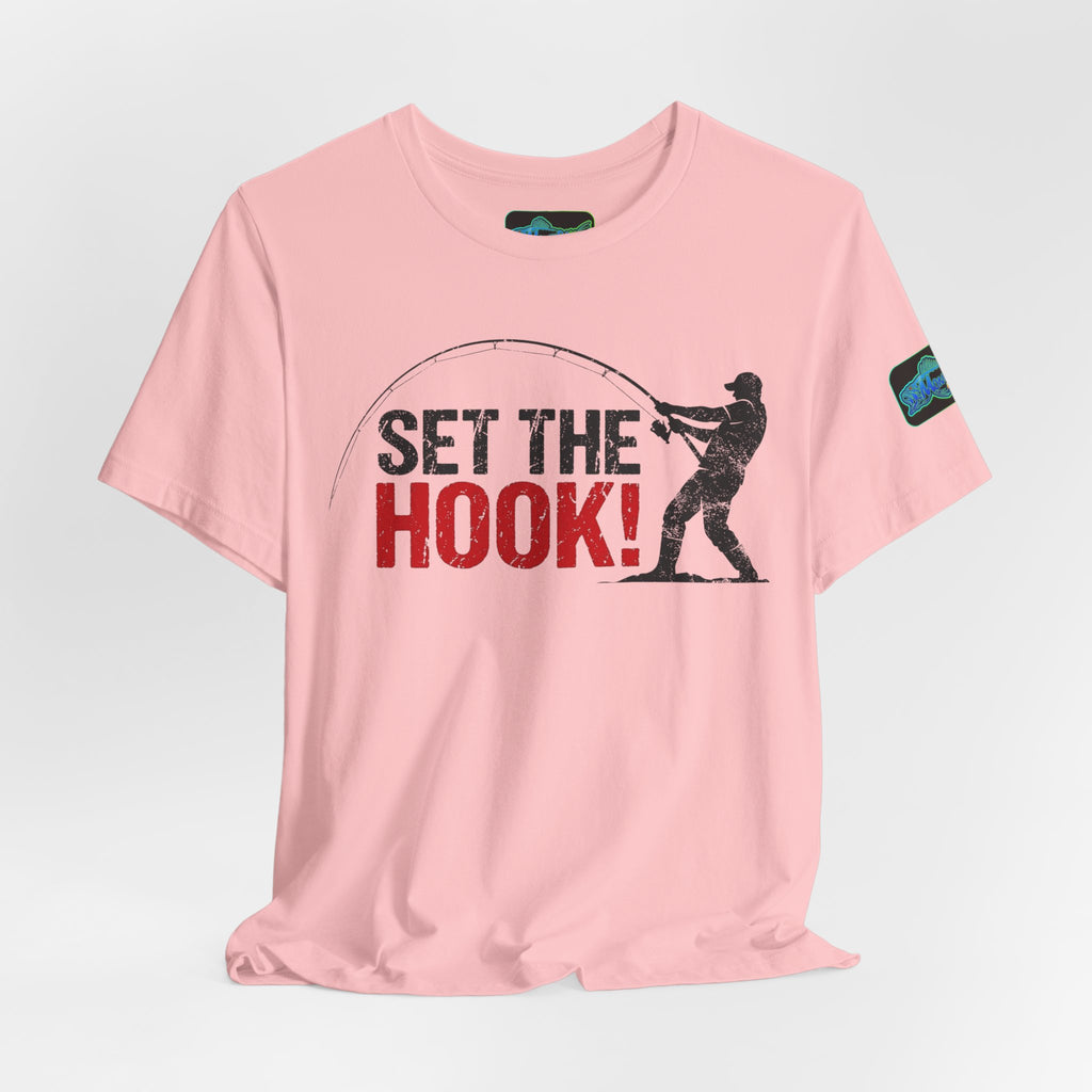 Fishing T-Shirt — "Set the Hook!" Angler Tee