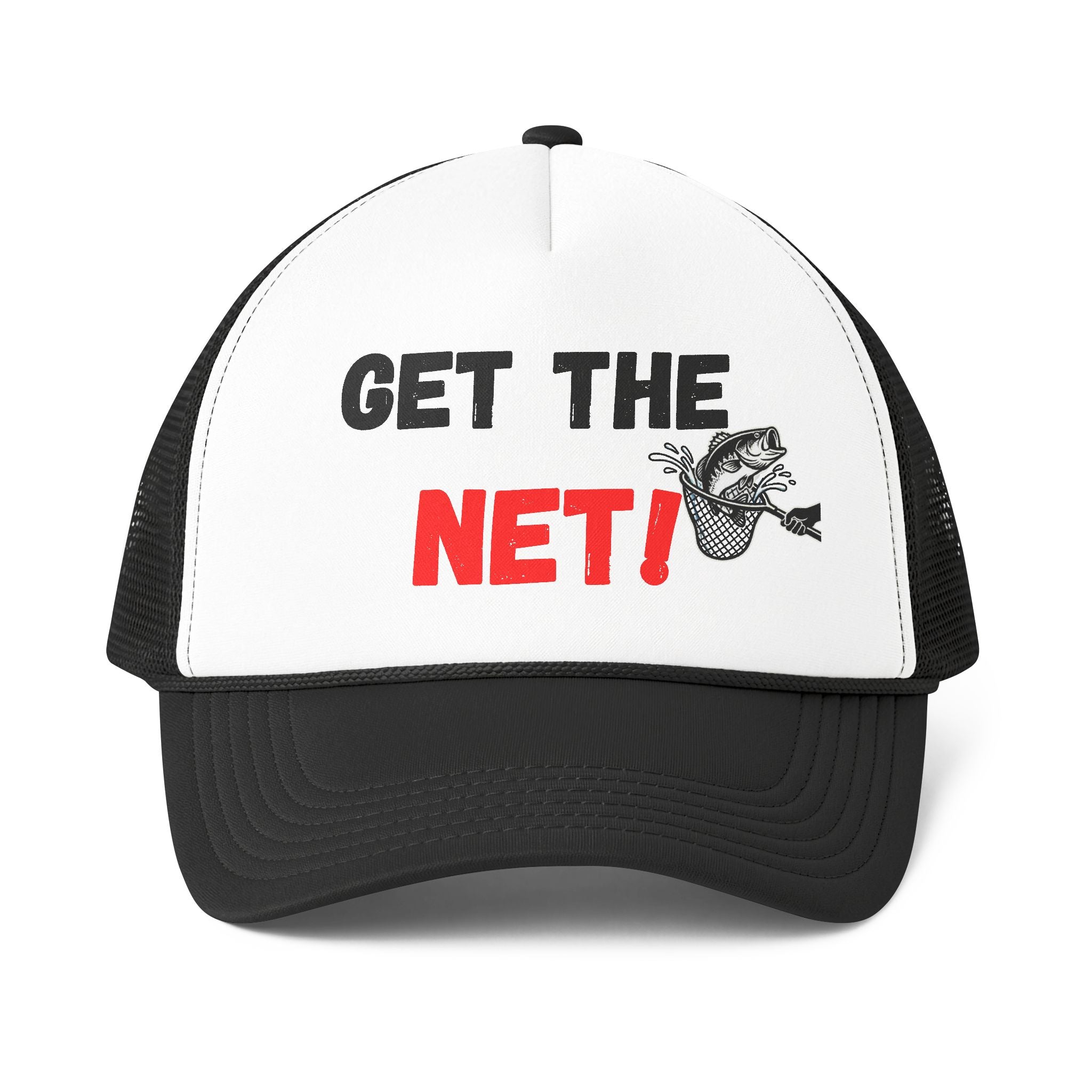 Trucker Cap — 'GET THE NET!' Fishing Mesh-Back Hat