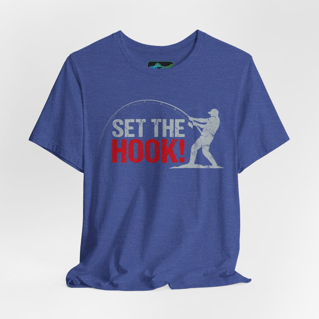 Fishing T‑Shirt — "Set the Hook" Angler Tee