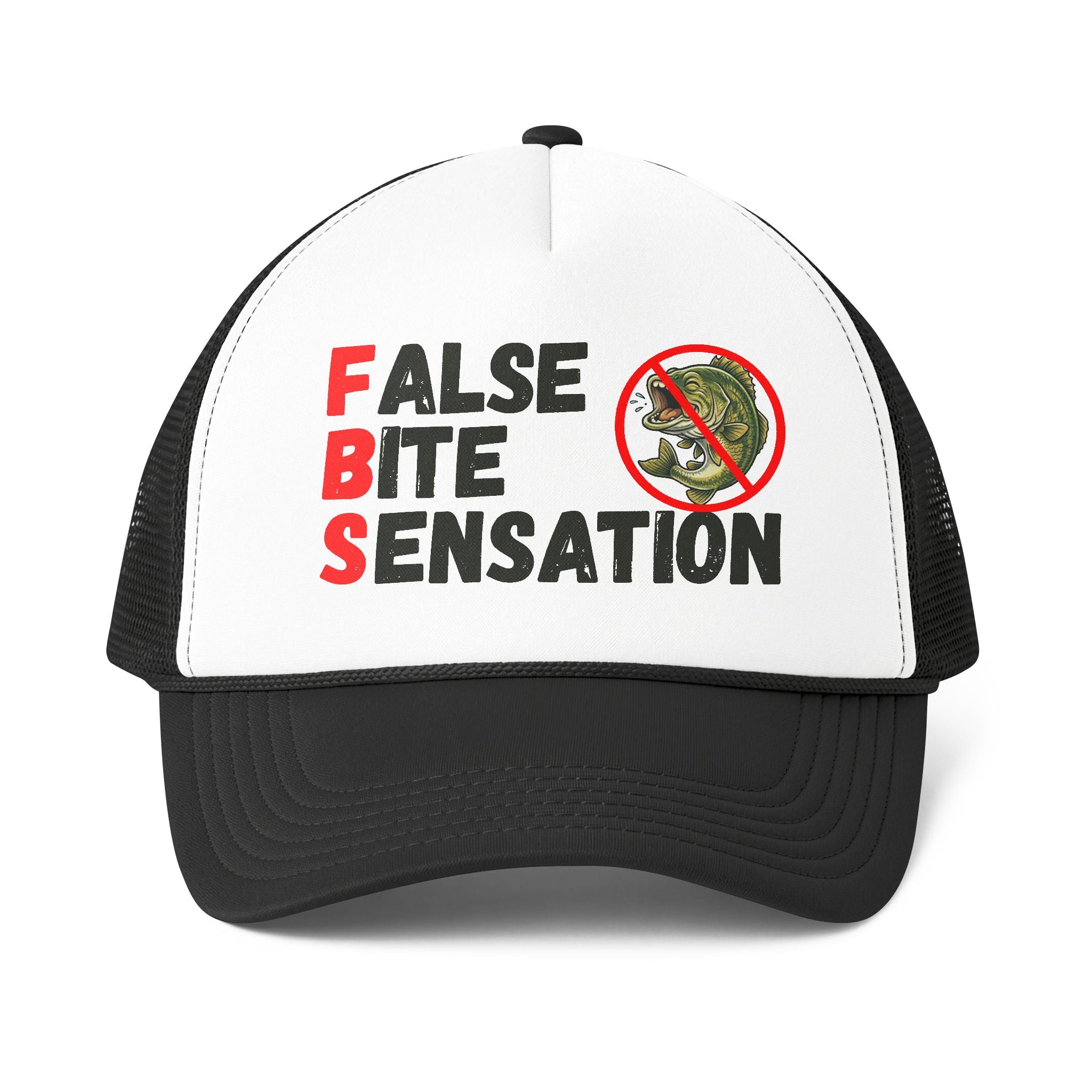 Trucker Cap — "FBS: False Bite Sensation" Fishing Hat