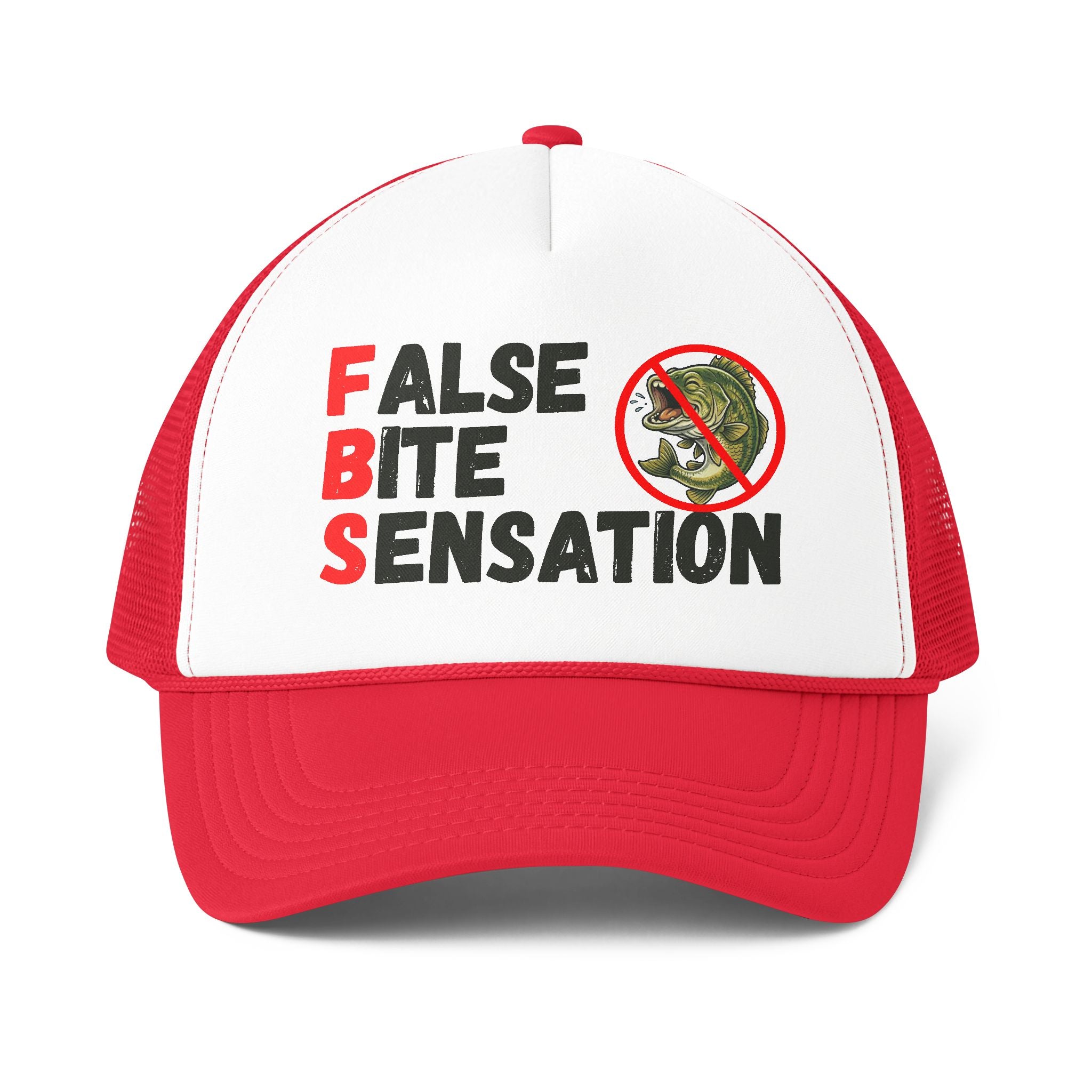 Trucker Cap — "FBS: False Bite Sensation" Fishing Hat