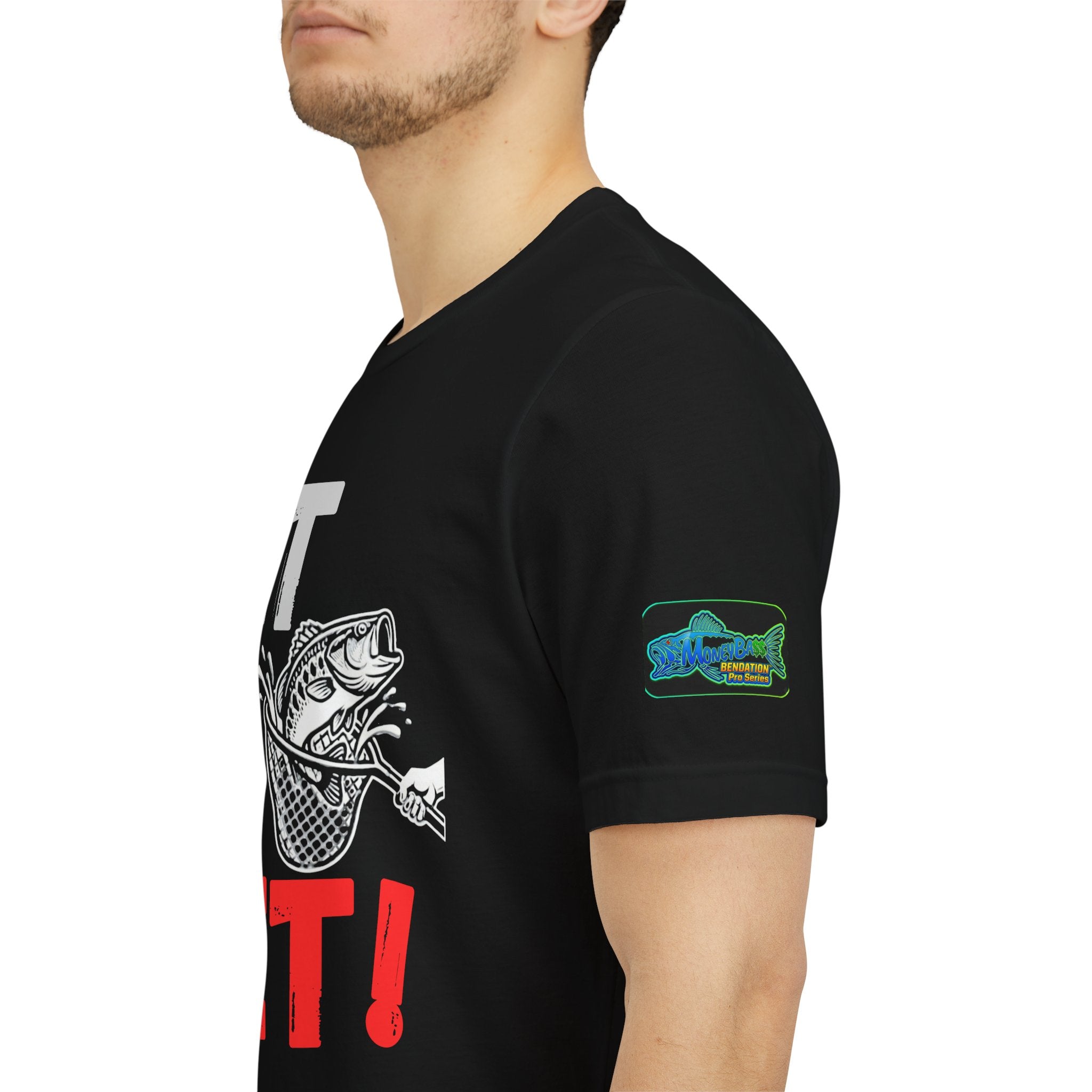 Get The Net! Fishing T‑Shirt – Bass Angler Graphic Tee
