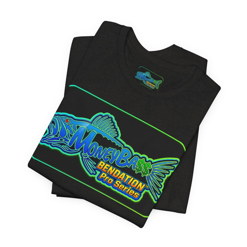 Bass Fishing Logo Tee — "Money Back Bendation Pro Series" Graphic T-Shirt