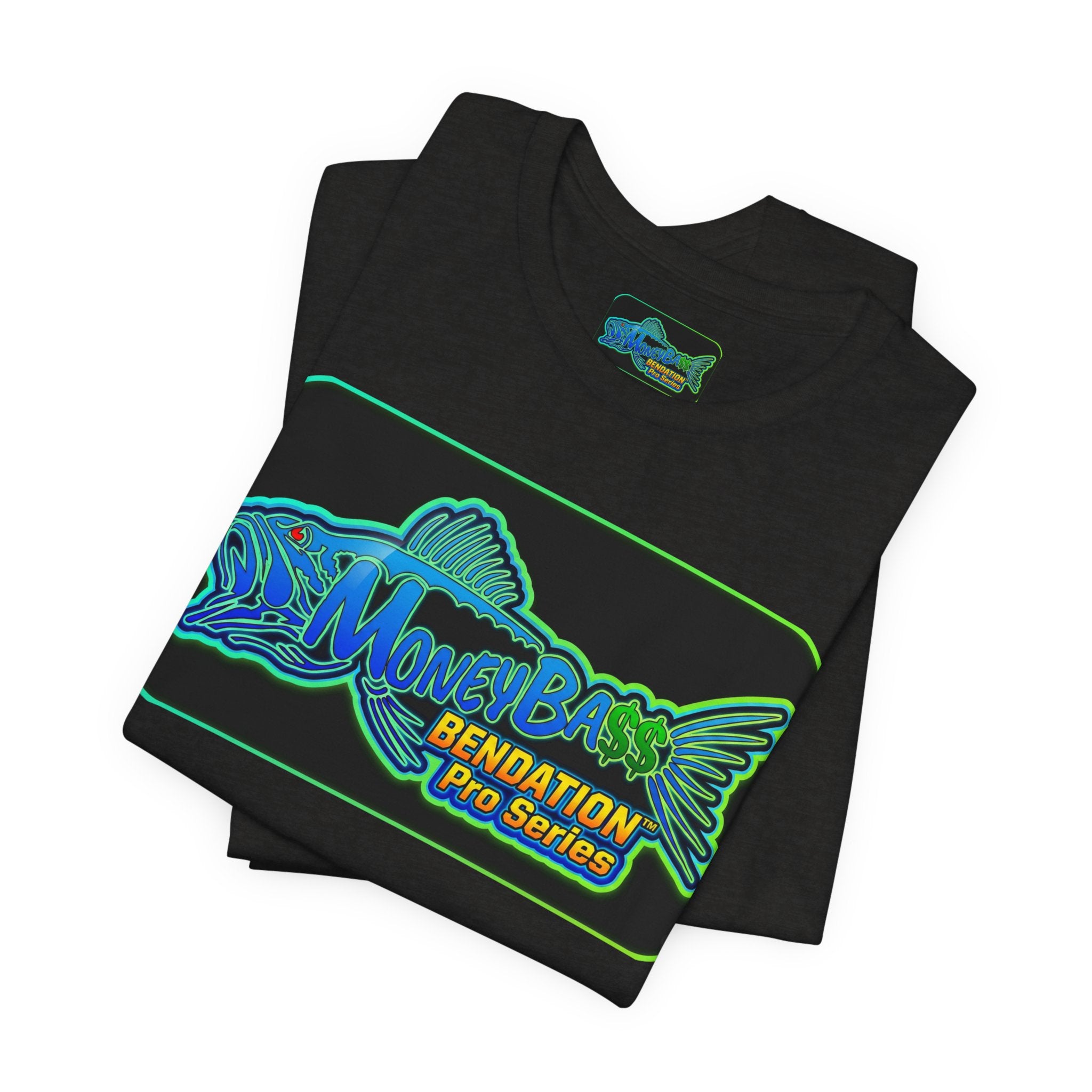 Bass Fishing Logo Tee — "Money Back Bendation Pro Series" Graphic T-Shirt