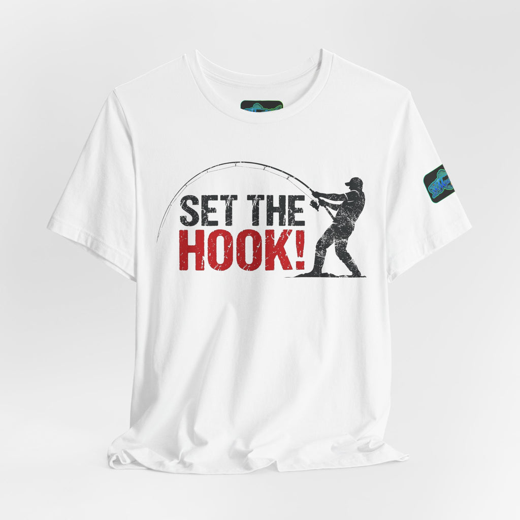 Fishing T-Shirt — "Set the Hook!" Angler Tee