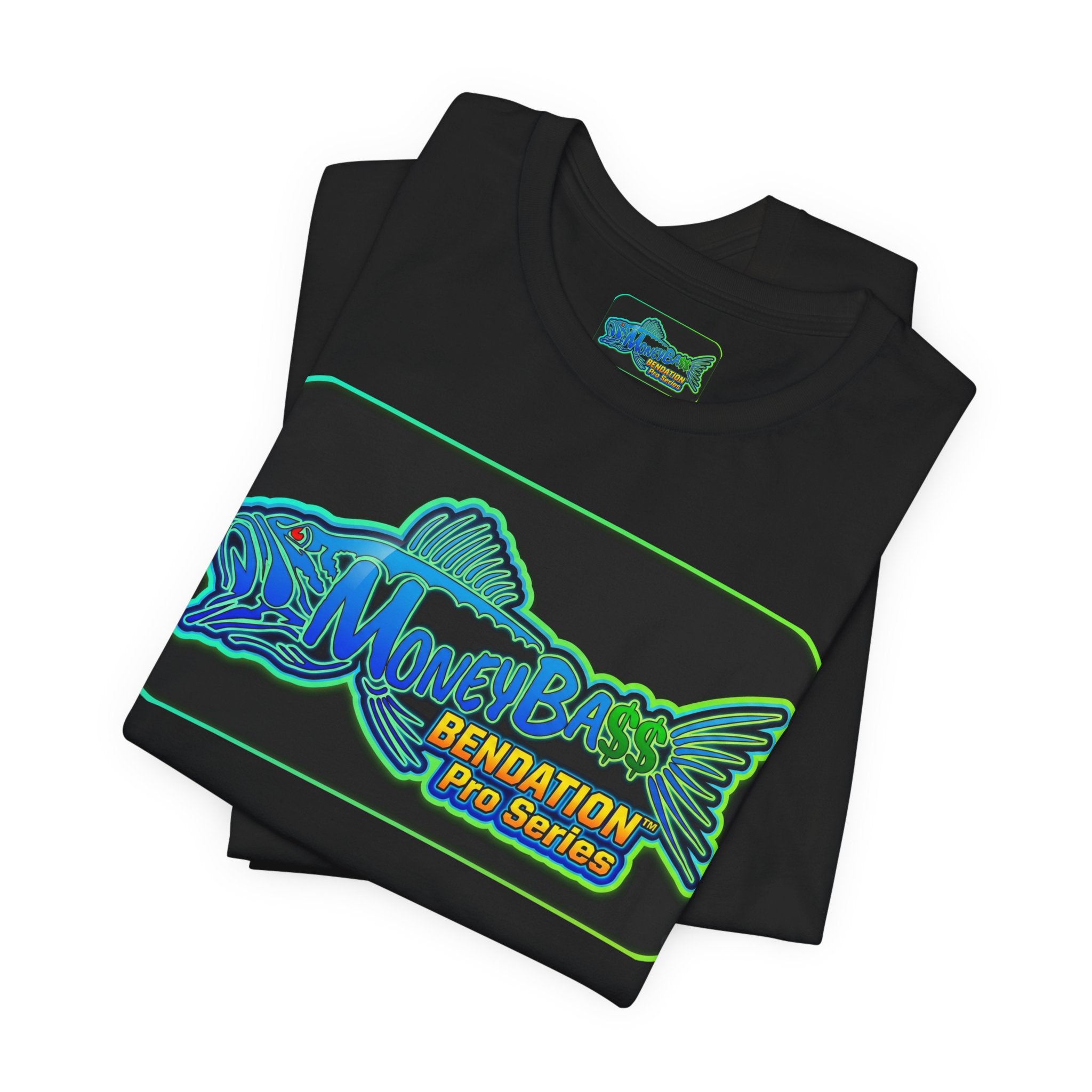 Bass Fishing Logo Tee — "Money Back Bendation Pro Series" Graphic T-Shirt