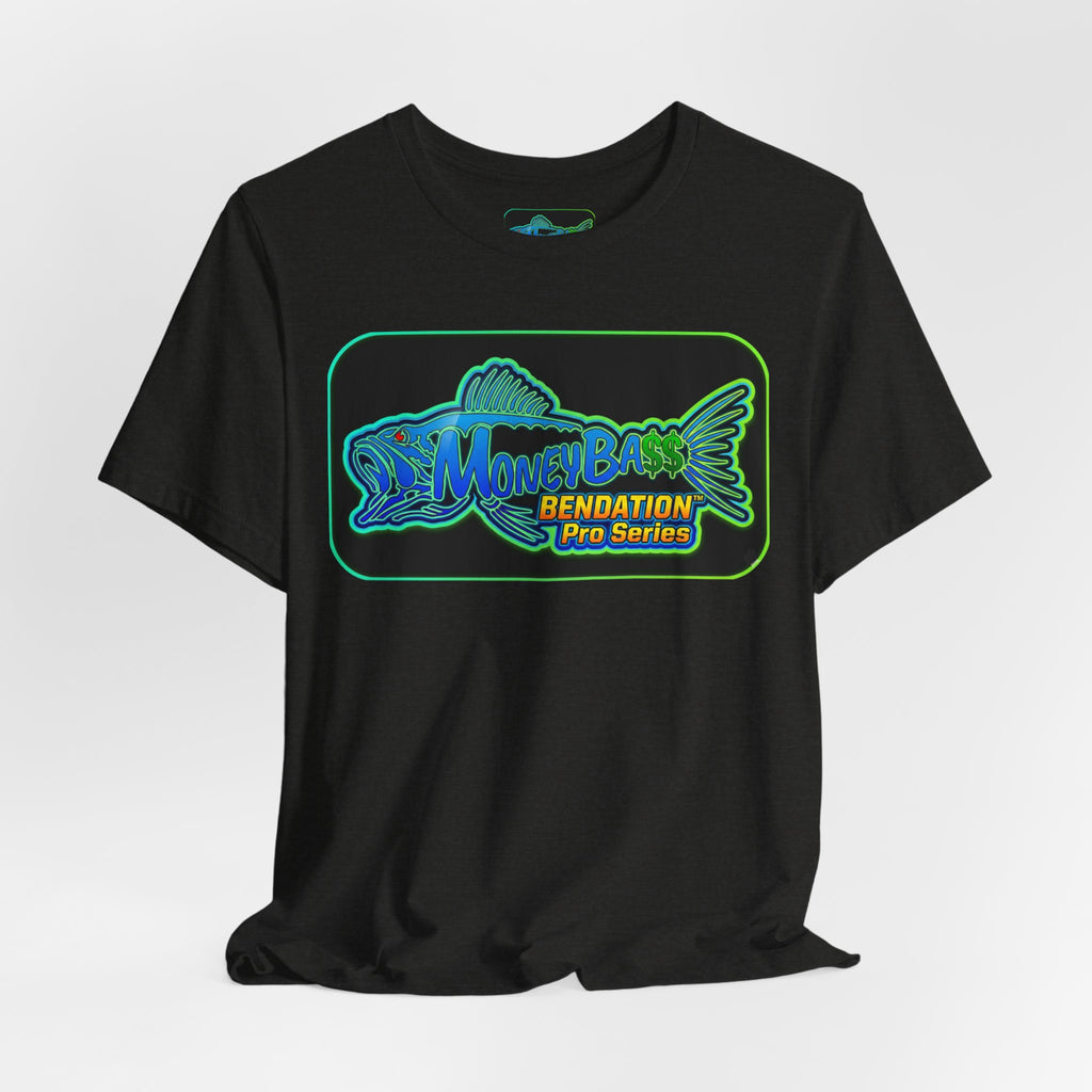Bass Fishing Logo Tee — "Money Back Bendation Pro Series" Graphic T-Shirt