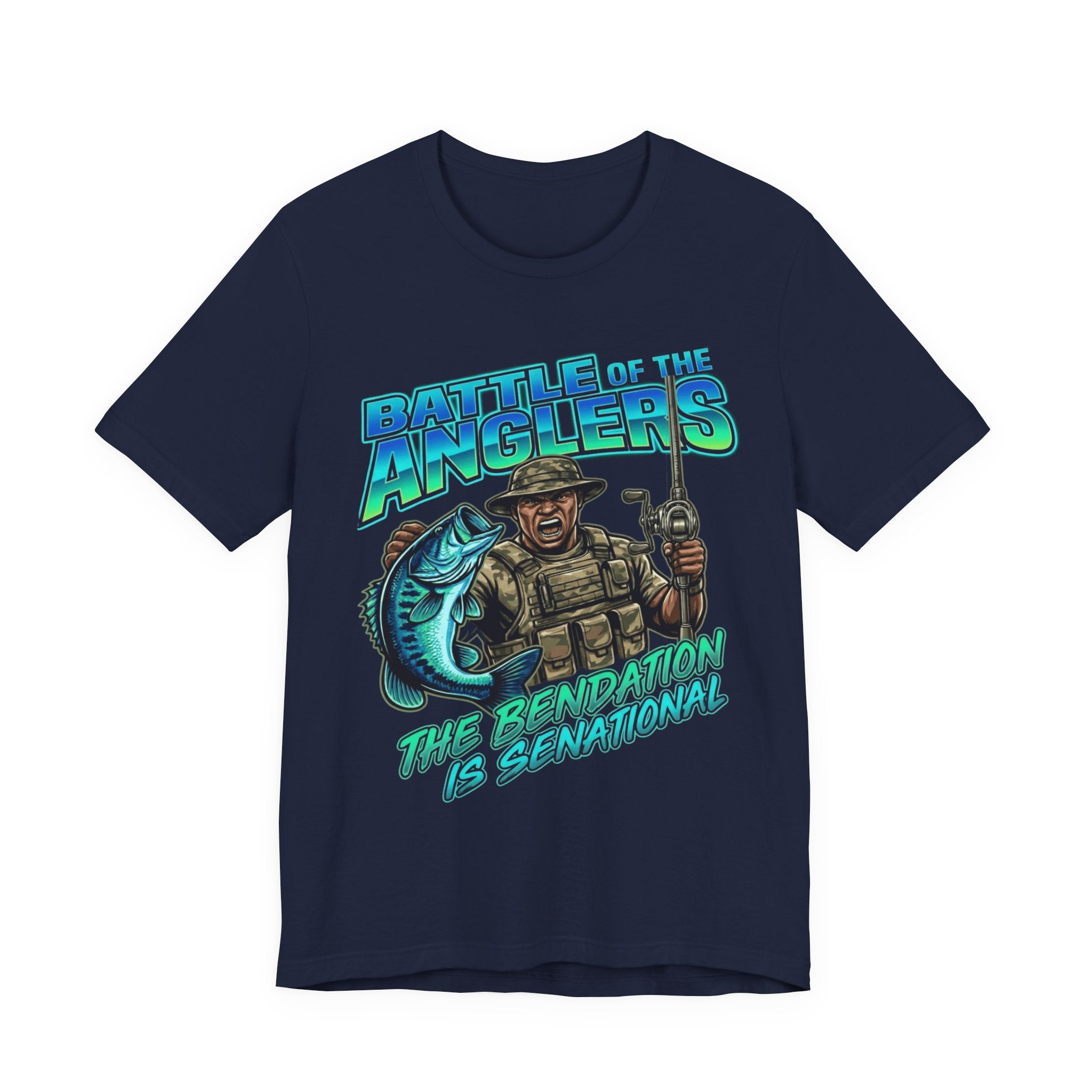 Battle of the Anglers Fishing T-Shirt — “The Beneration Is Sensational” Graphic Tee