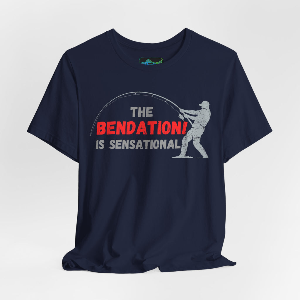The Bendation Sensational T-Shirt — Funny Fishing Crew Tee