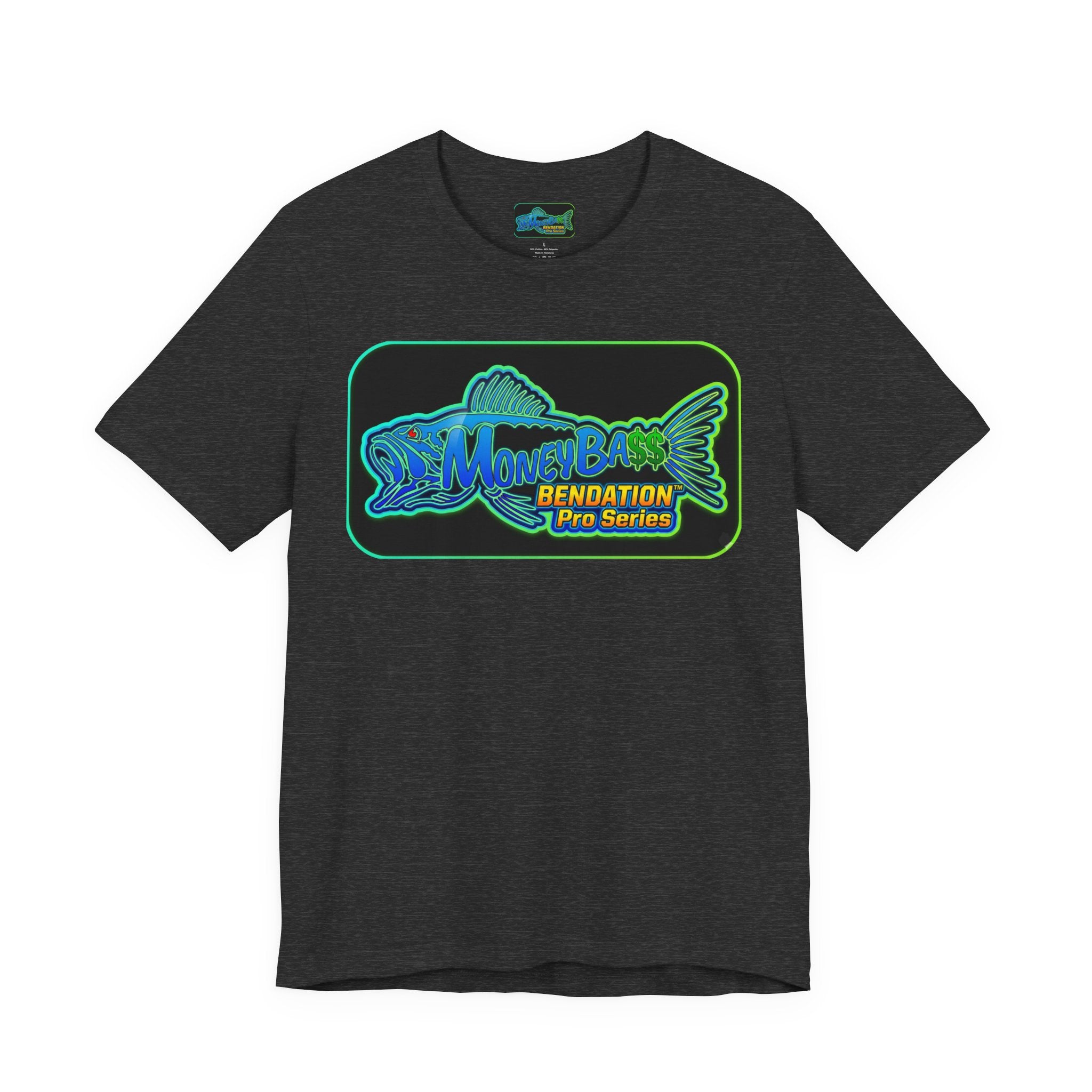 Bass Fishing Logo Tee — "Money Back Bendation Pro Series" Graphic T-Shirt