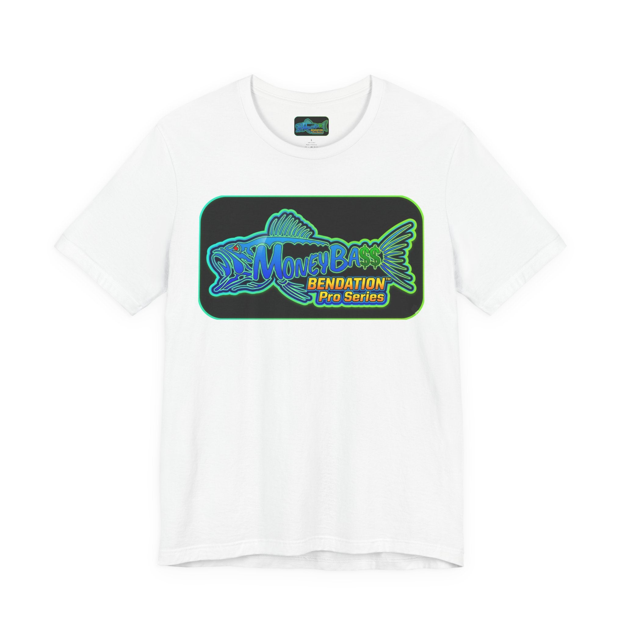 Bass Fishing Logo Tee — "Money Back Bendation Pro Series" Graphic T-Shirt