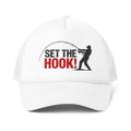 Fishing Trucker Cap — "Set The Hook!" Foam Mesh-Back Baseball Hat