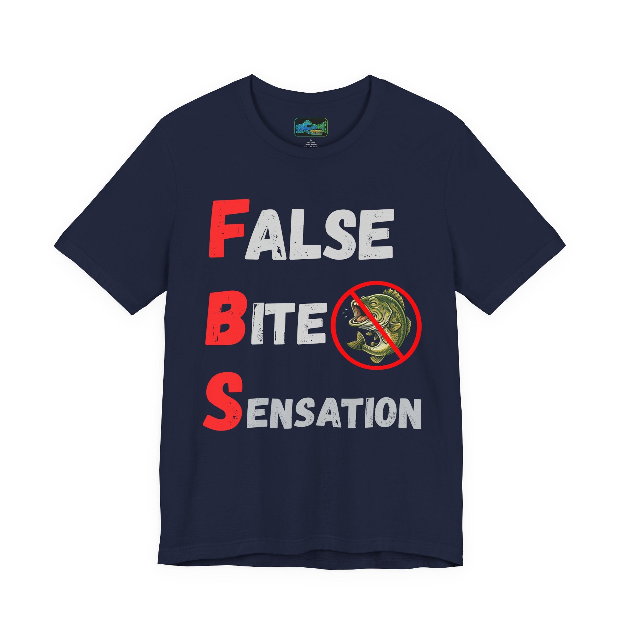 FBS "False Bite Sensation" Fishing Tee – No Bass Bite Graphic Shirt