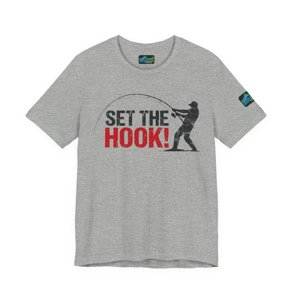 Fishing T-Shirt — "Set the Hook!" Angler Tee