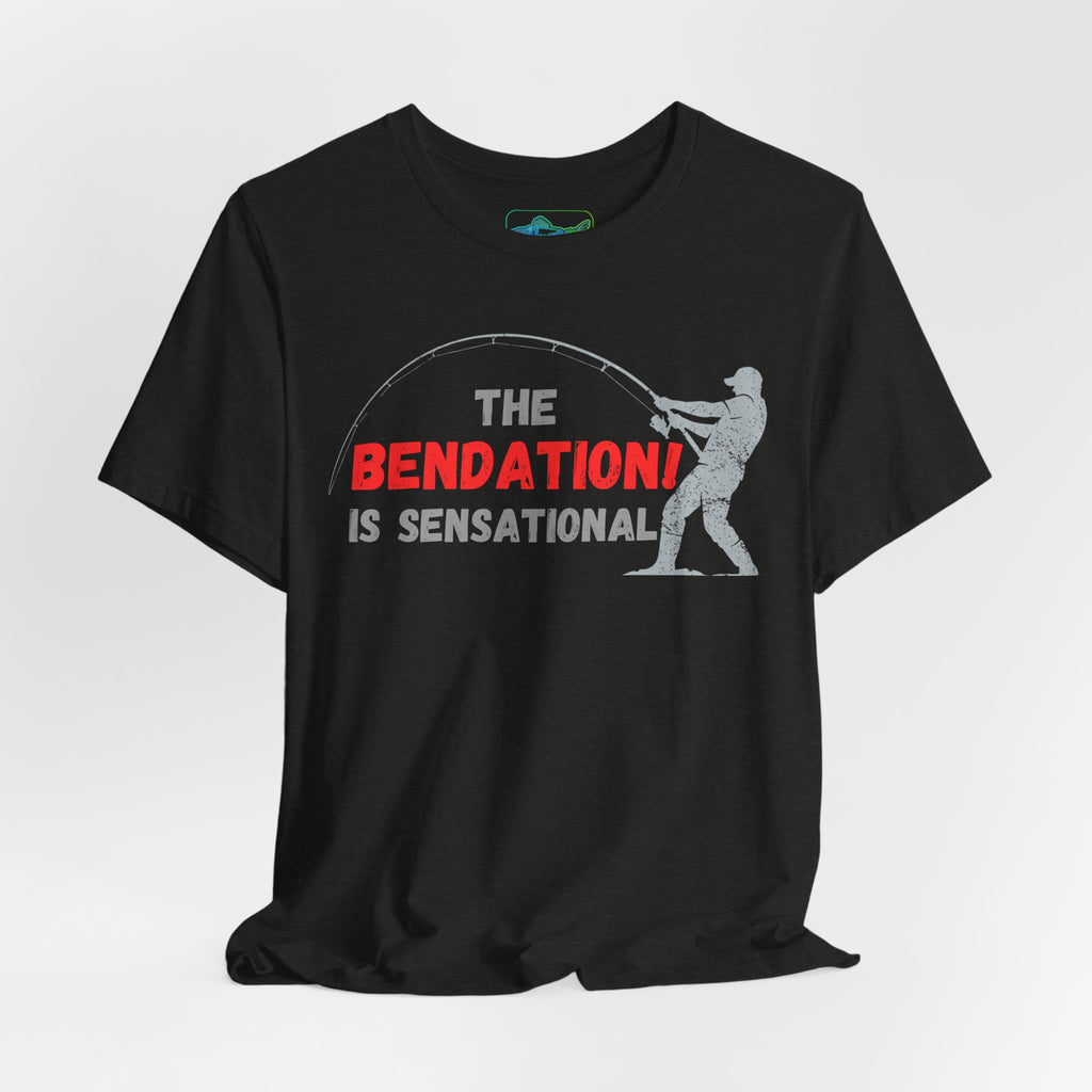 The Bendation Sensational T-Shirt — Funny Fishing Crew Tee