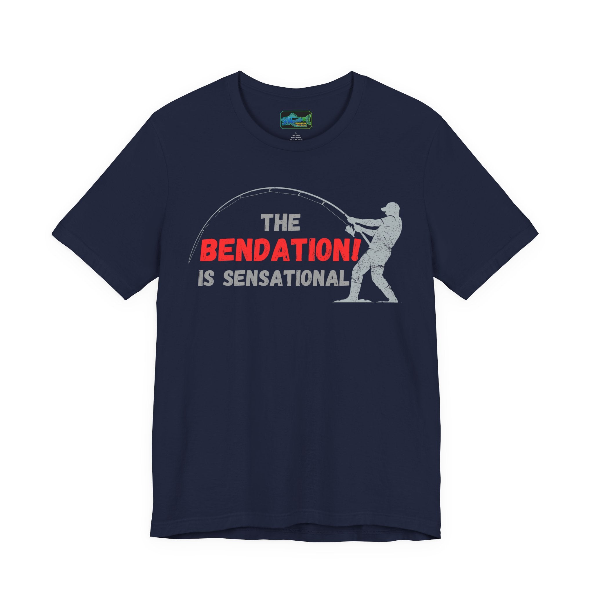 The Bendation Sensational T-Shirt — Funny Fishing Crew Tee
