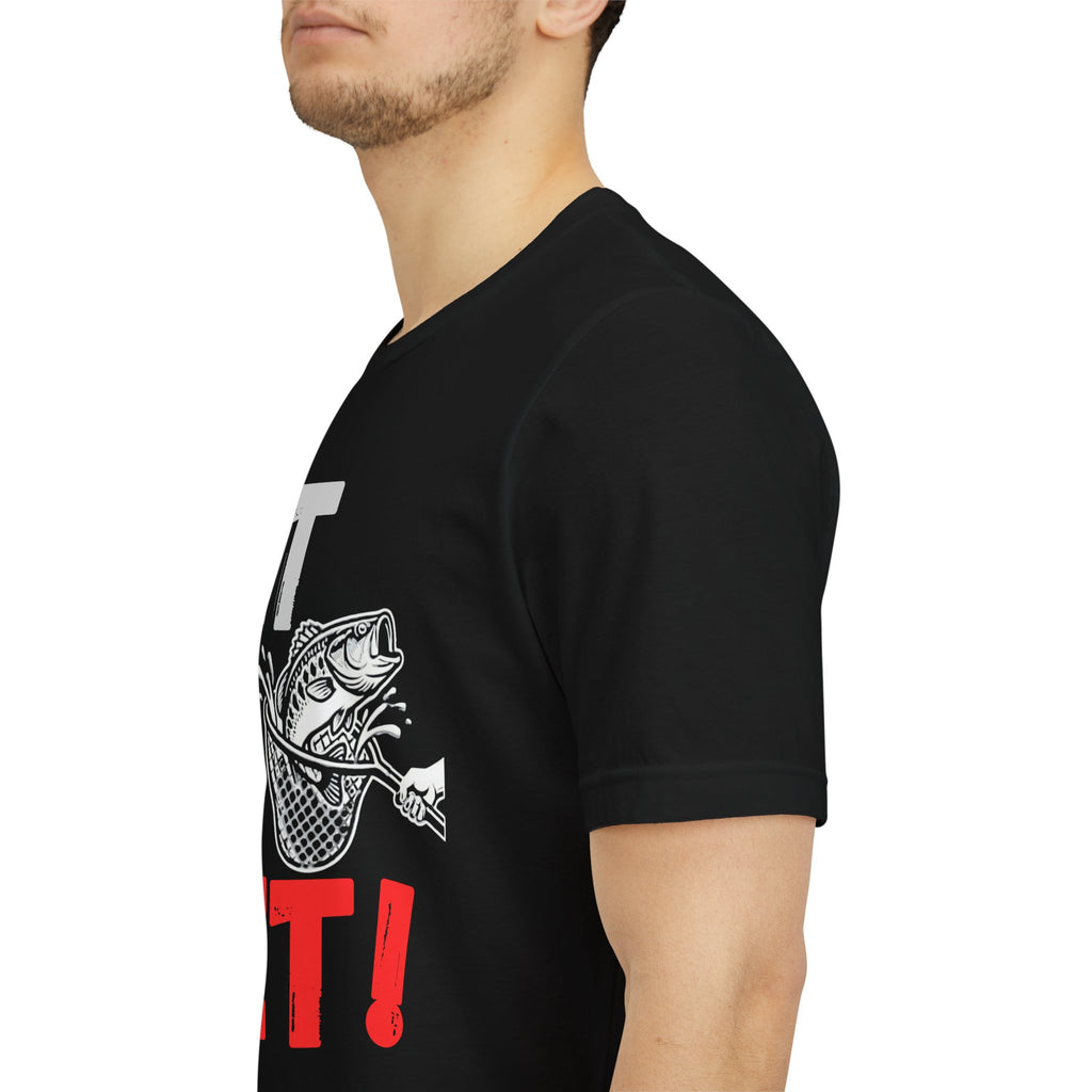 Get The Net! Fishing T‑Shirt – Bass Angler Graphic Tee