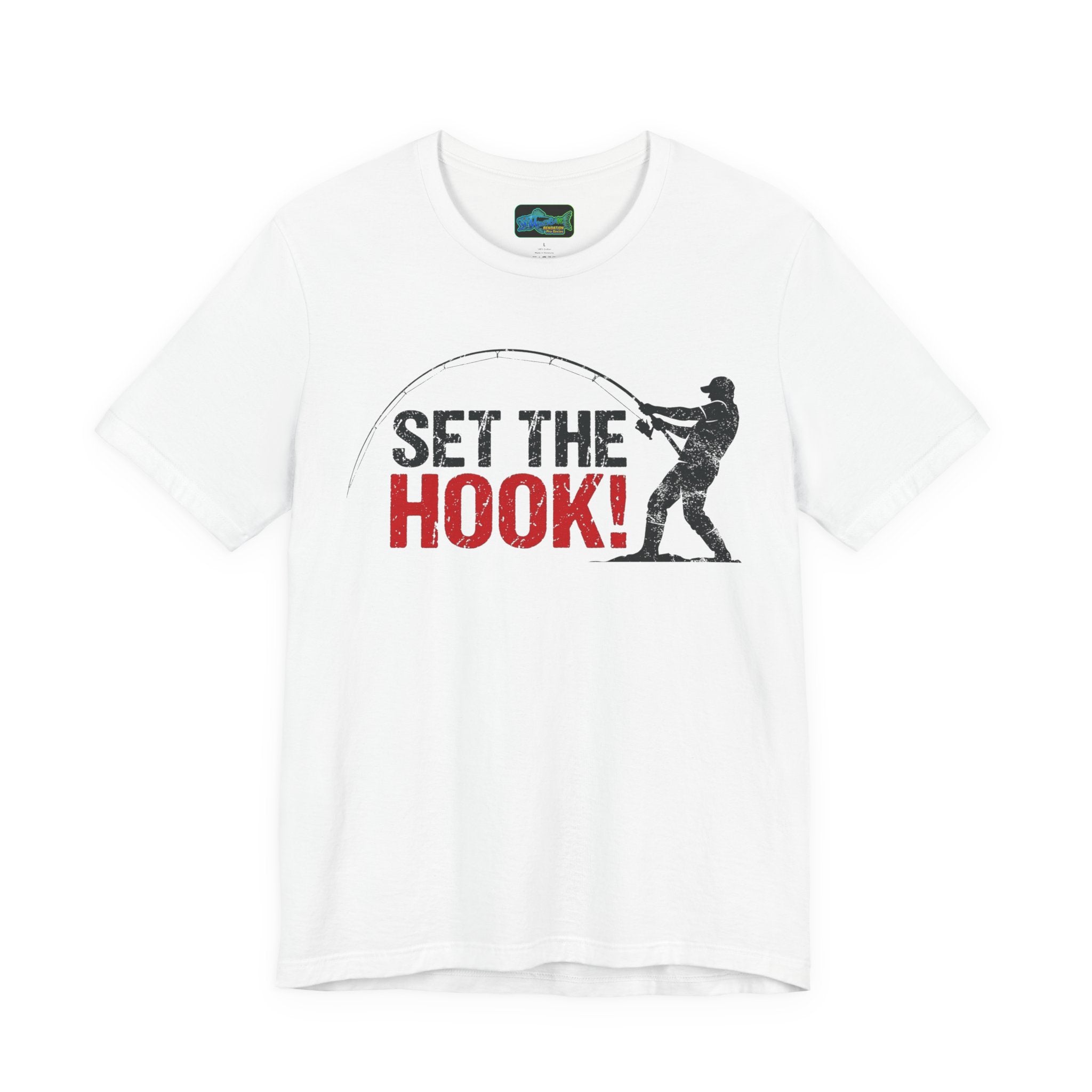 Fishing T-Shirt — "Set the Hook!" Angler Tee