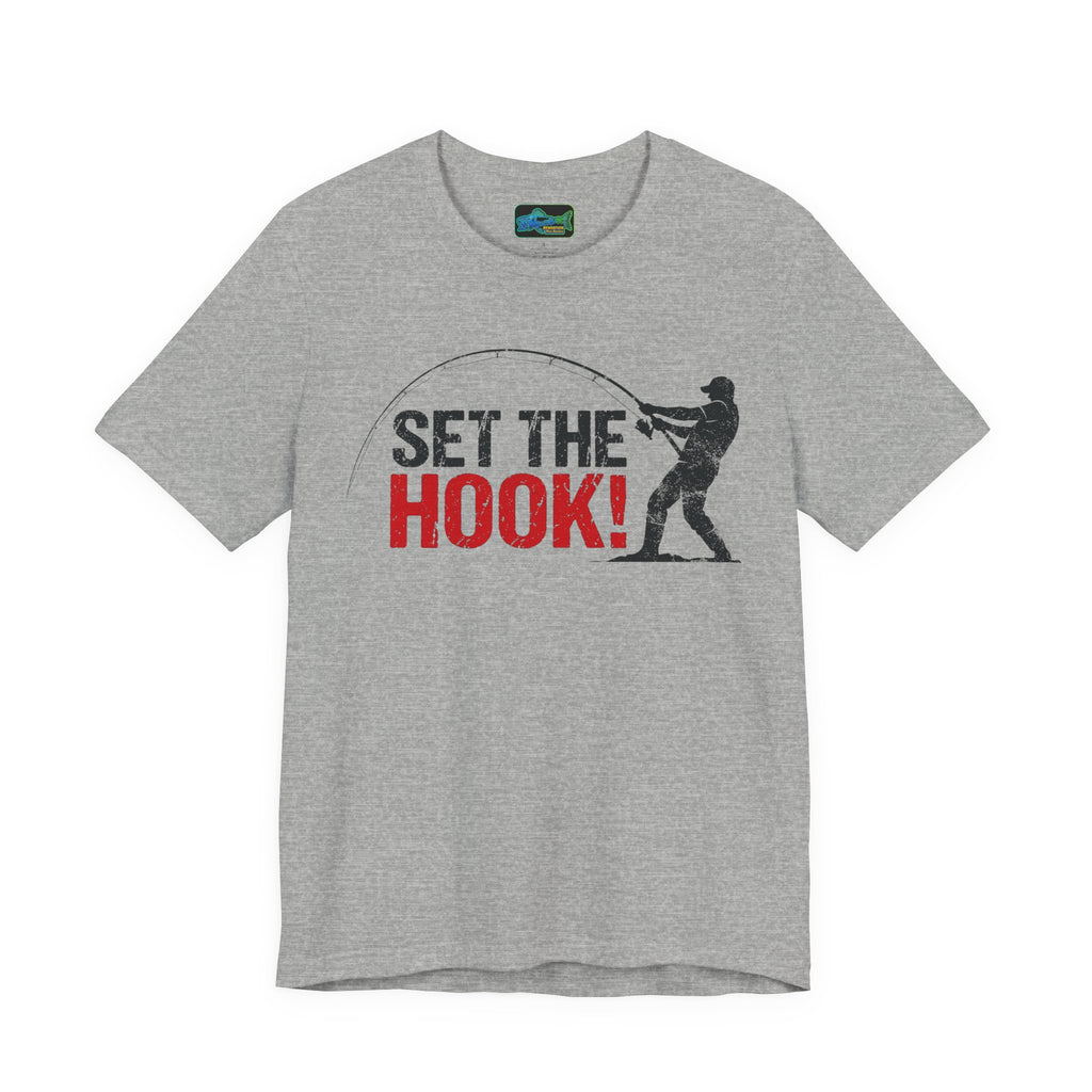 Fishing T-Shirt — "Set the Hook!" Angler Tee