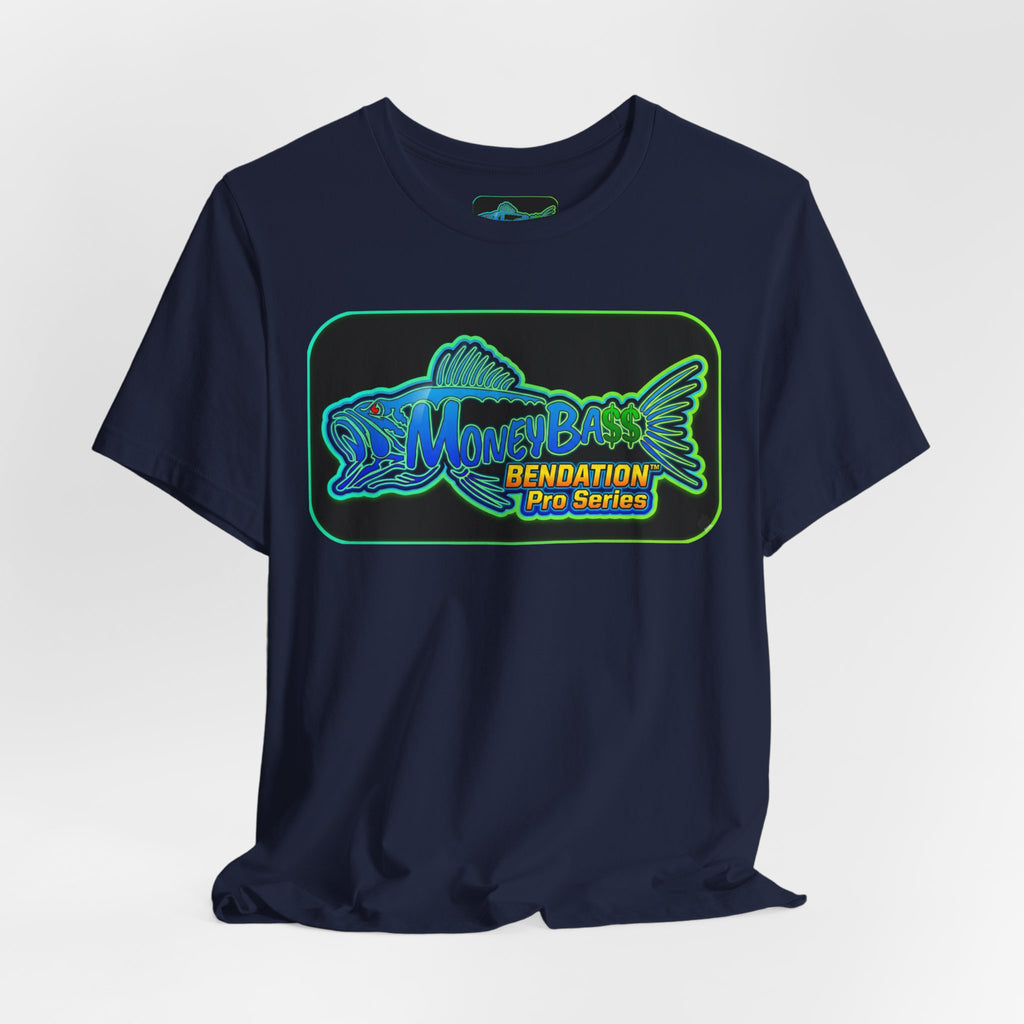 Bass Fishing Logo Tee — "Money Back Bendation Pro Series" Graphic T-Shirt