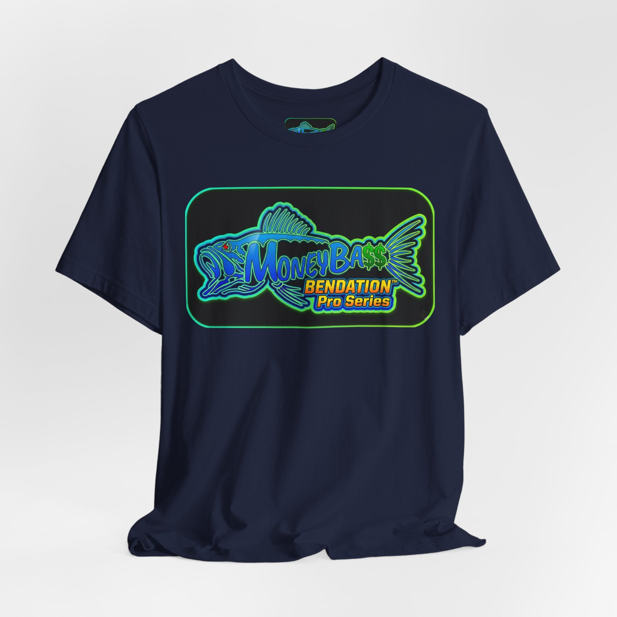 Bass Fishing Logo Tee — "Money Back Bendation Pro Series" Graphic T-Shirt