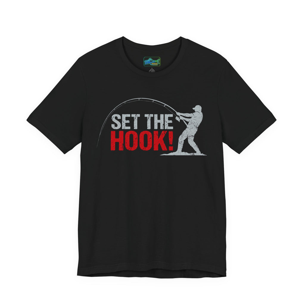 Fishing T‑Shirt — "Set the Hook" Angler Tee