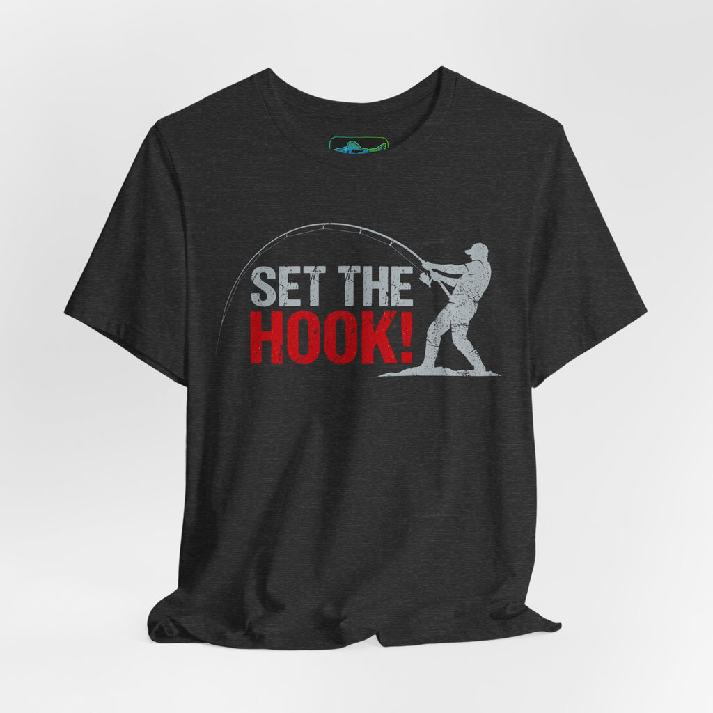 Fishing T‑Shirt — "Set the Hook" Angler Tee