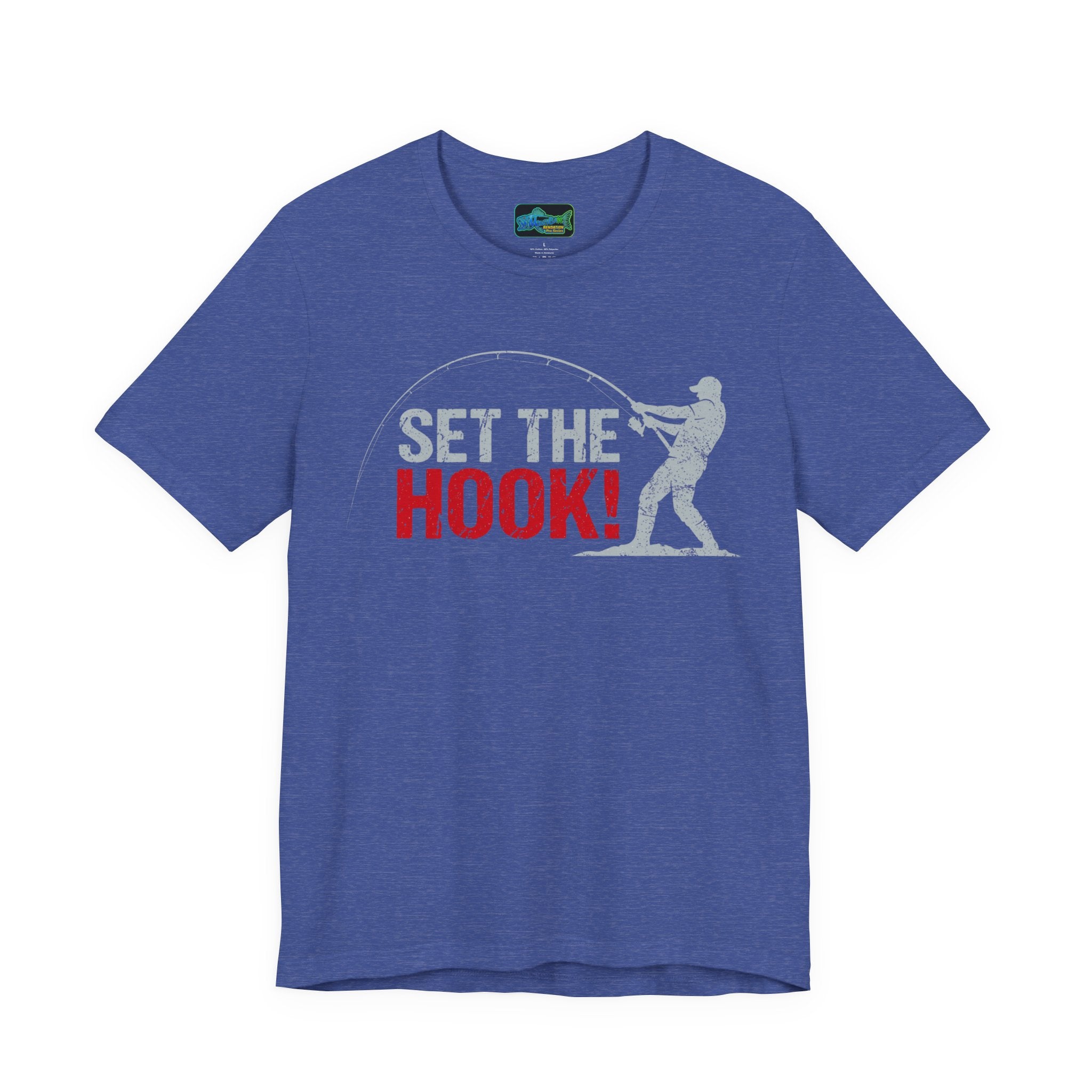 Fishing T‑Shirt — "Set the Hook" Angler Tee