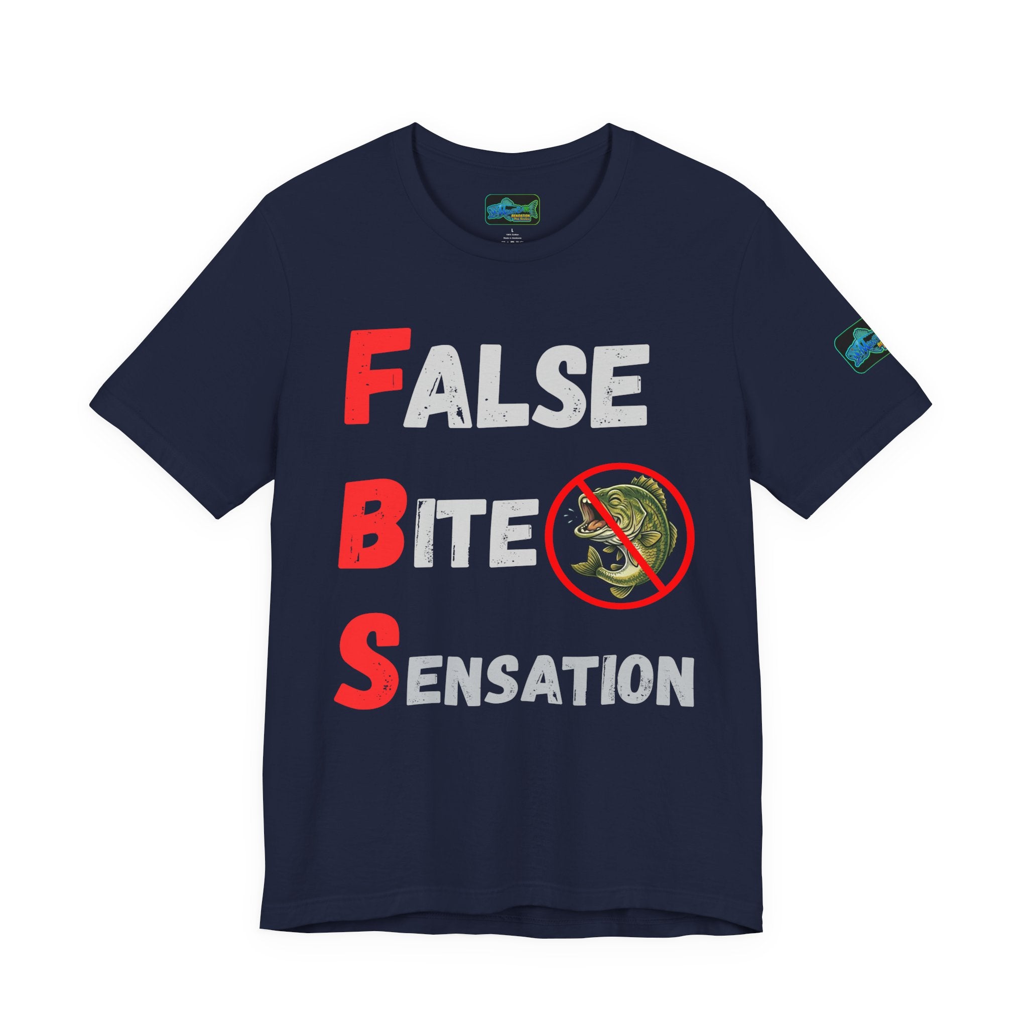 FBS "False Bite Sensation" Fishing Tee – No Bass Bite Graphic Shirt