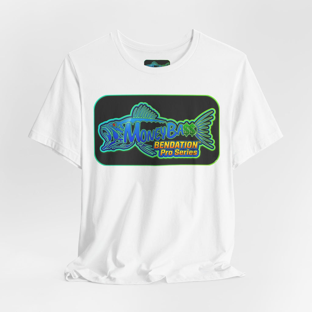 Bass Fishing Logo Tee — "Money Back Bendation Pro Series" Graphic T-Shirt