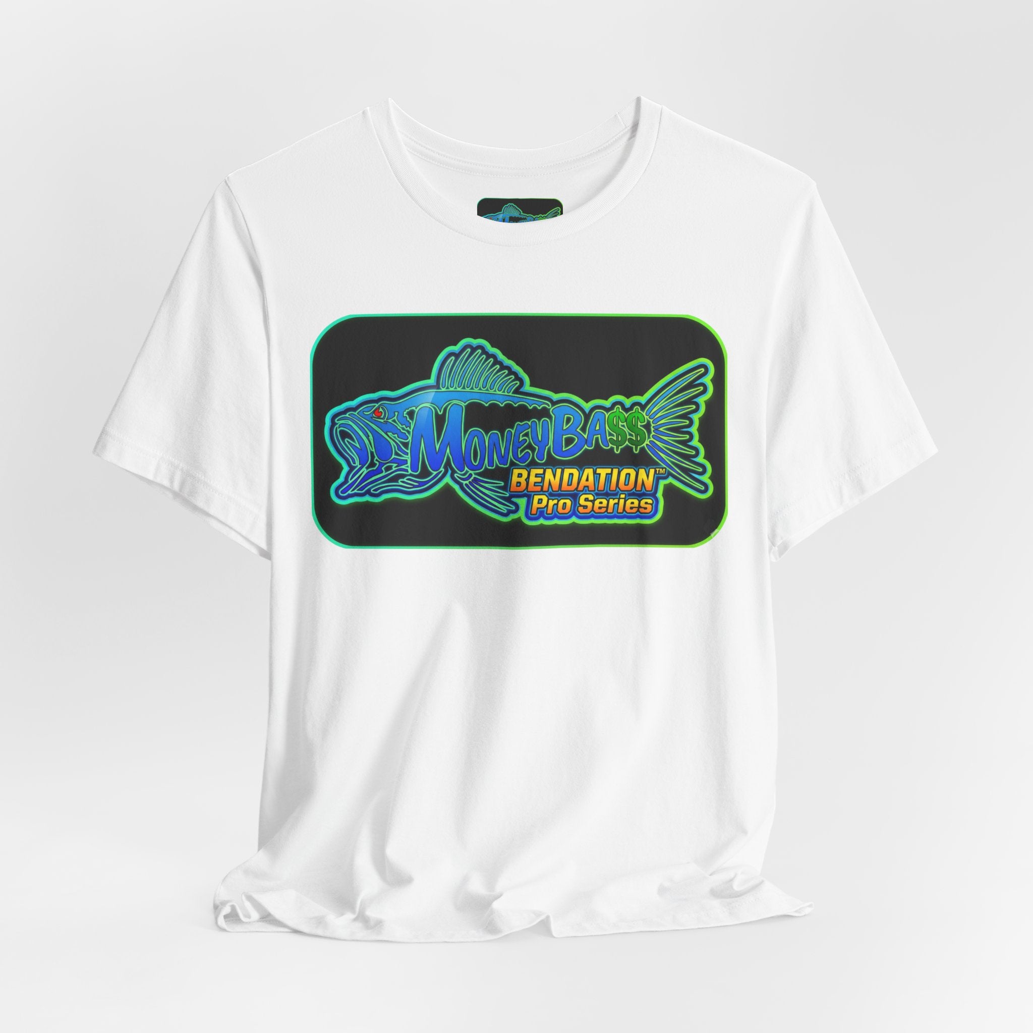 Bass Fishing Logo Tee — "Money Back Bendation Pro Series" Graphic T-Shirt