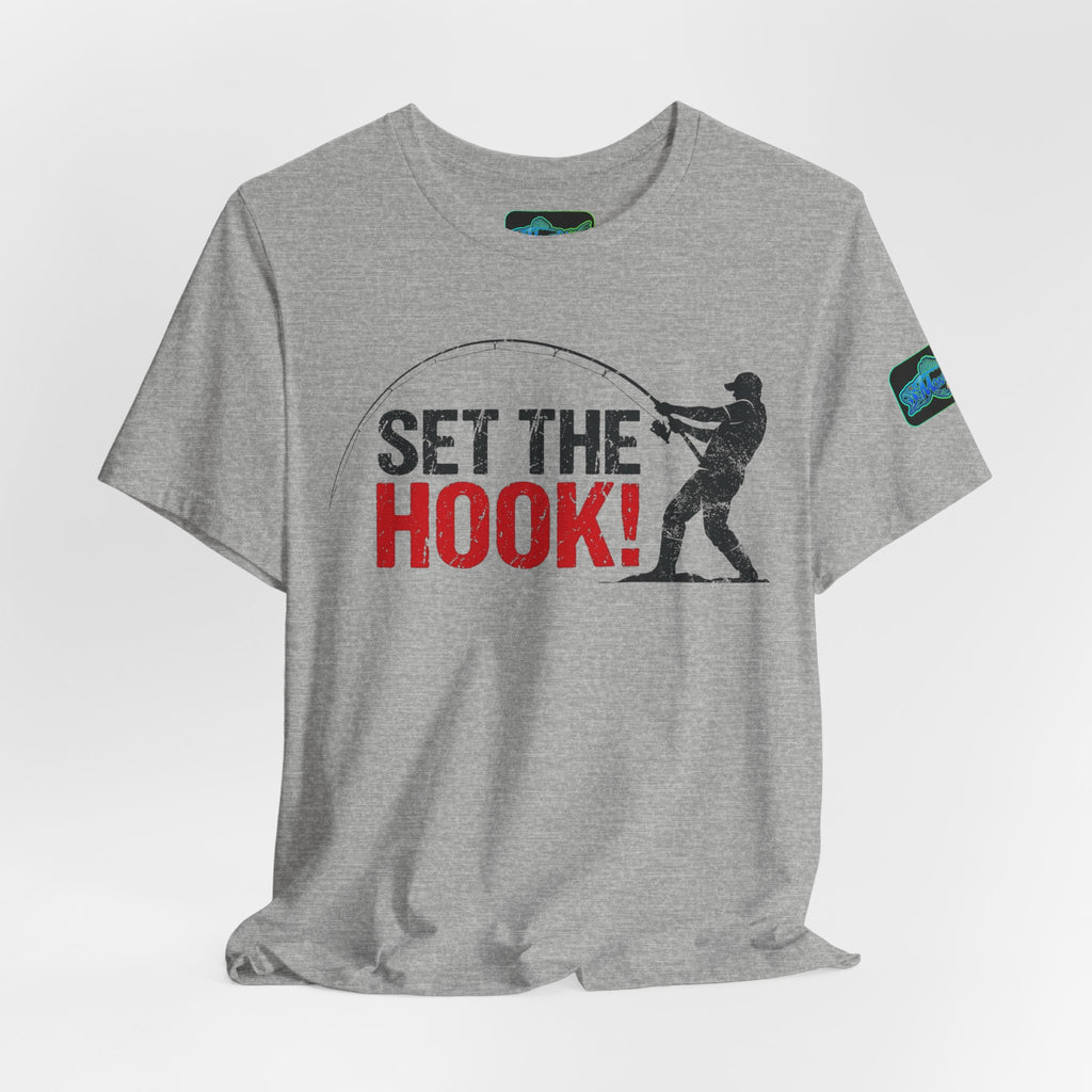 Fishing T-Shirt — "Set the Hook!" Angler Tee