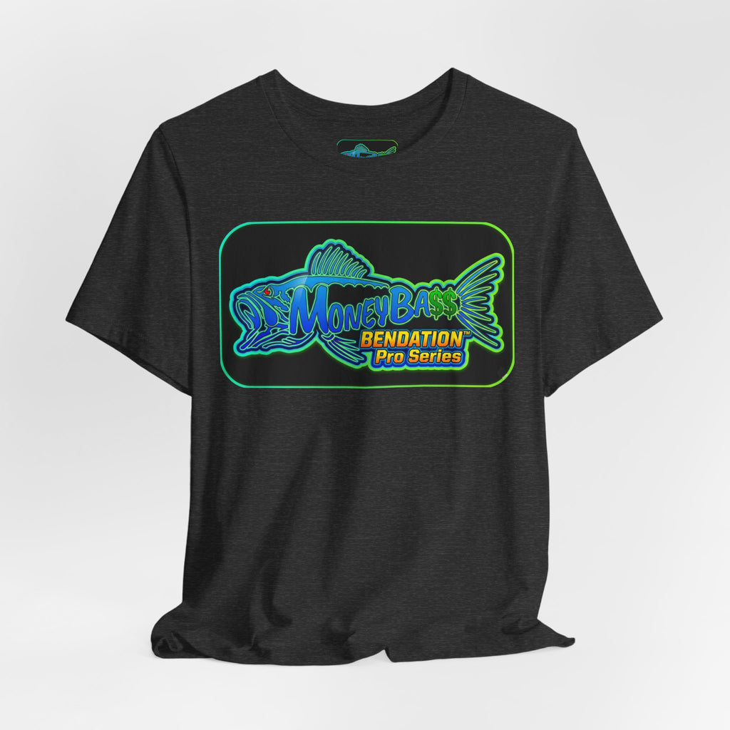 Bass Fishing Logo Tee — "Money Back Bendation Pro Series" Graphic T-Shirt