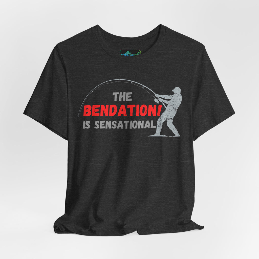 The Bendation Sensational T-Shirt — Funny Fishing Crew Tee